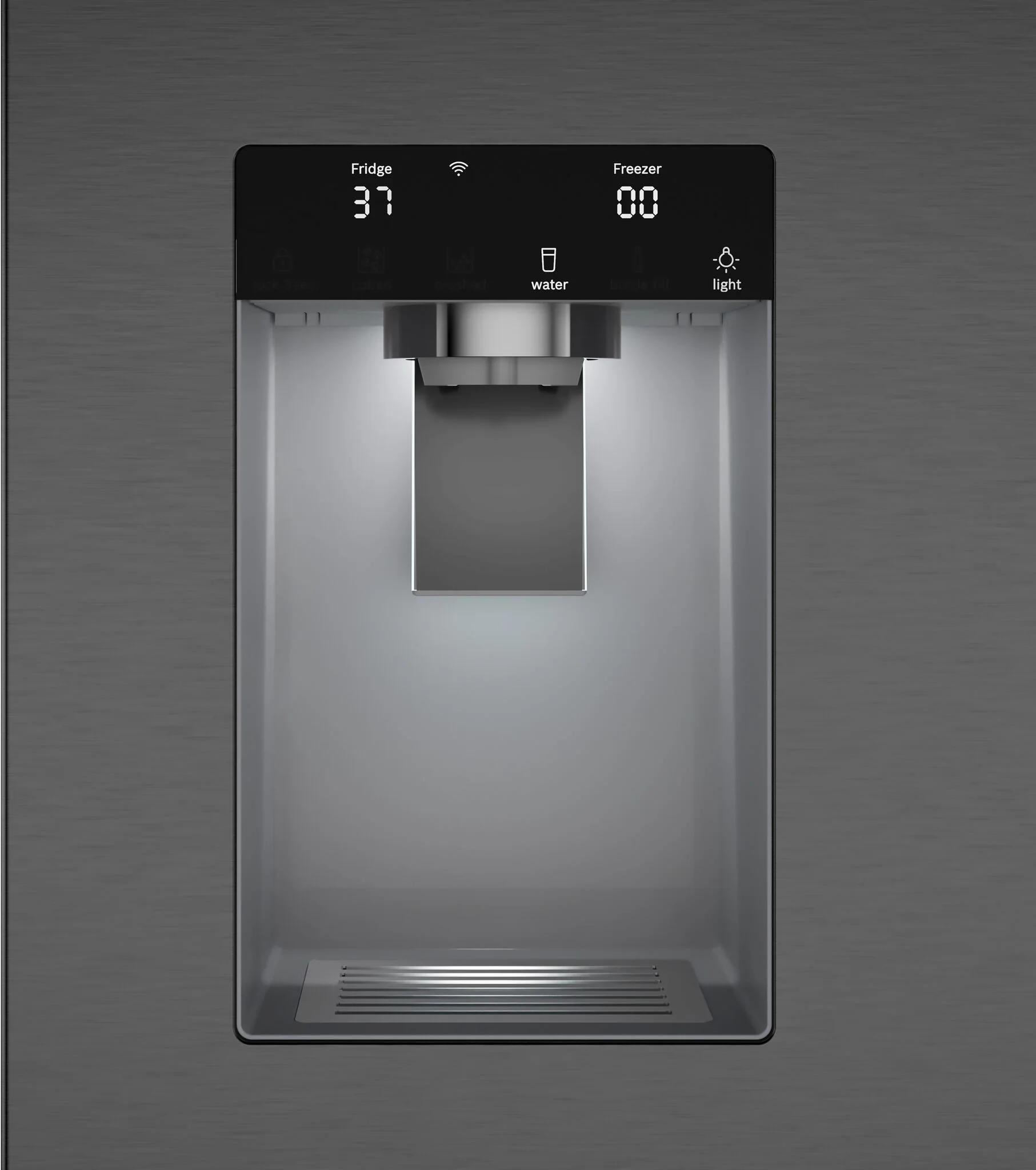 Bosch 500 Series 36" 21.6 Cu. Ft. Black Stainless French Door Refrigerator - B36CD52SNB - Image 7