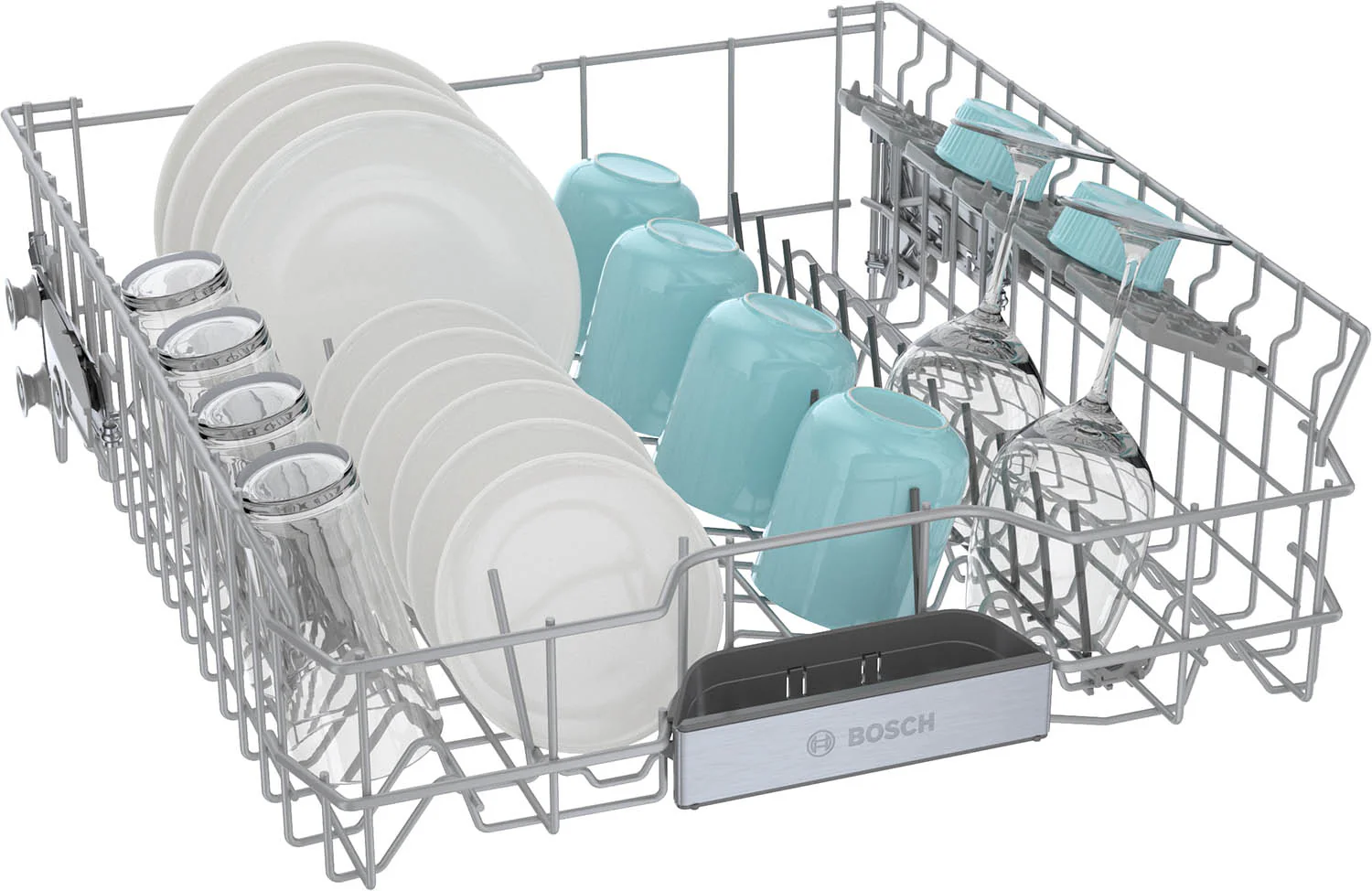 Bosch Black Stainless Steel 24" Smart Dishwasher with Home Connect, Third Rack - SHP78CM4N - Image 9