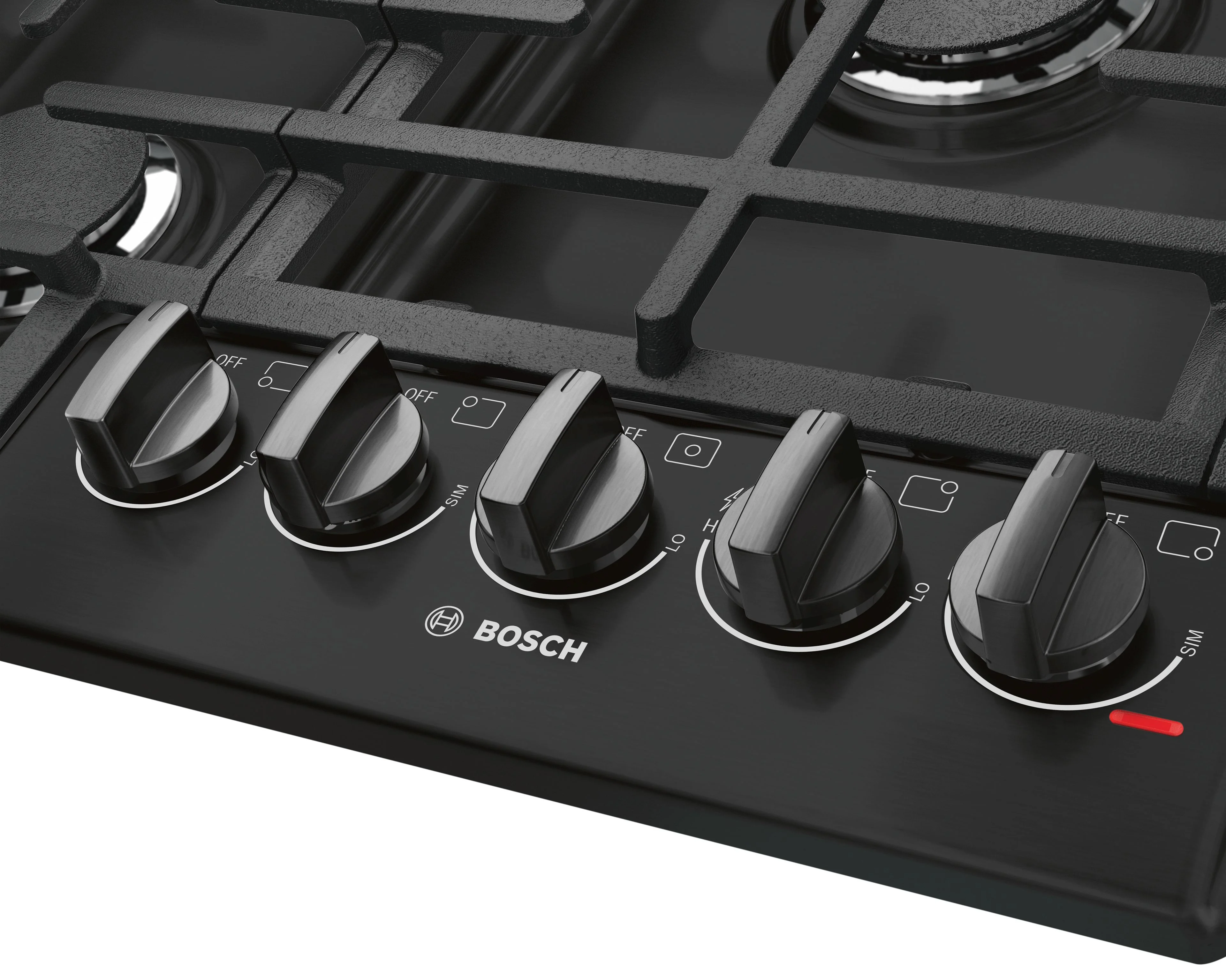Bosch Black Stainless Steel 800 Series 36-Inch Gas Cooktop - NGM8646UC - Image 2