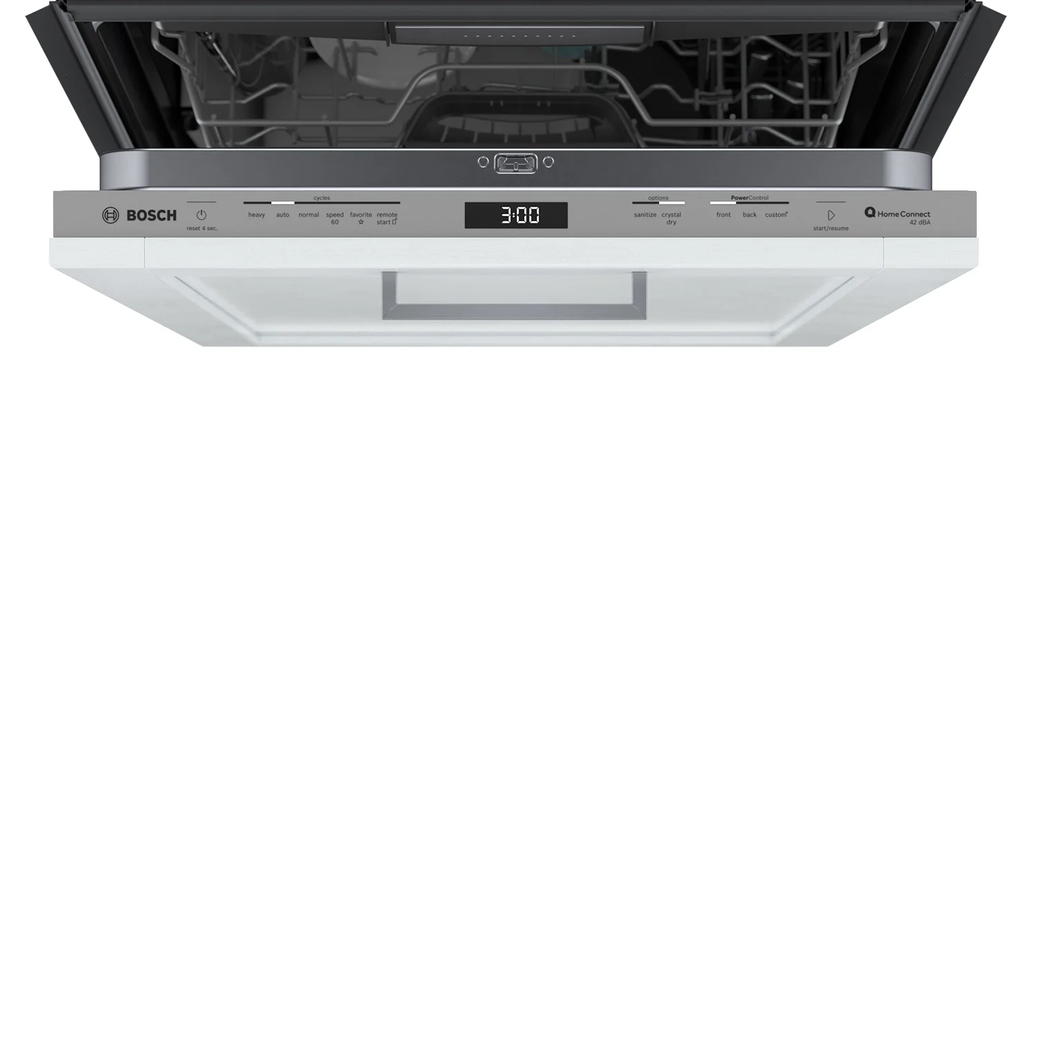 Bosch Custom Panel 24" Smart Dishwasher with Home Connect, Third Rack - SHV78CM3N - Image 4