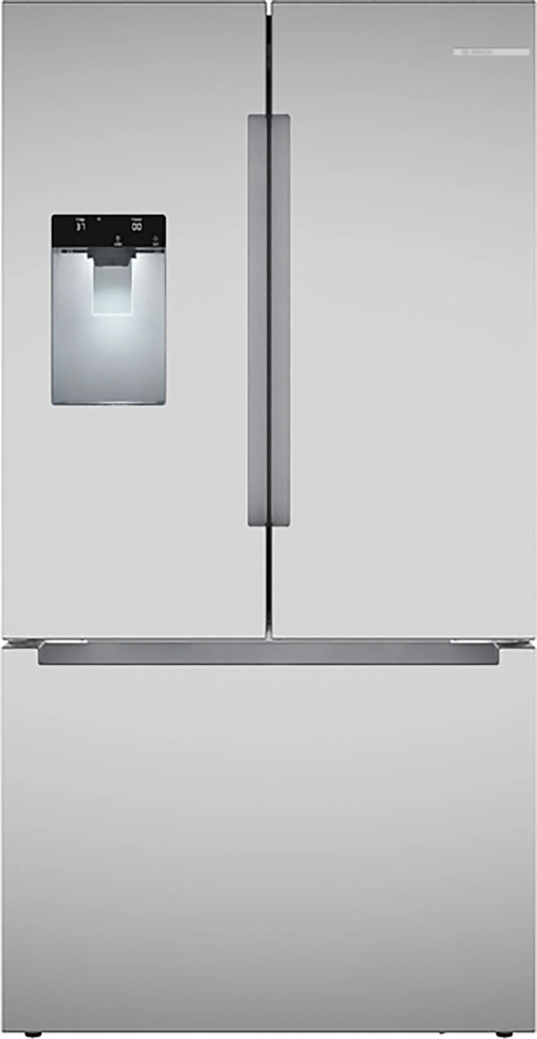 Bosch 100 Series 36" 21.6 Cu. Ft. Fingerprint Resistant Stainless Steel French Door Refrigerator - B36CD10ENS
