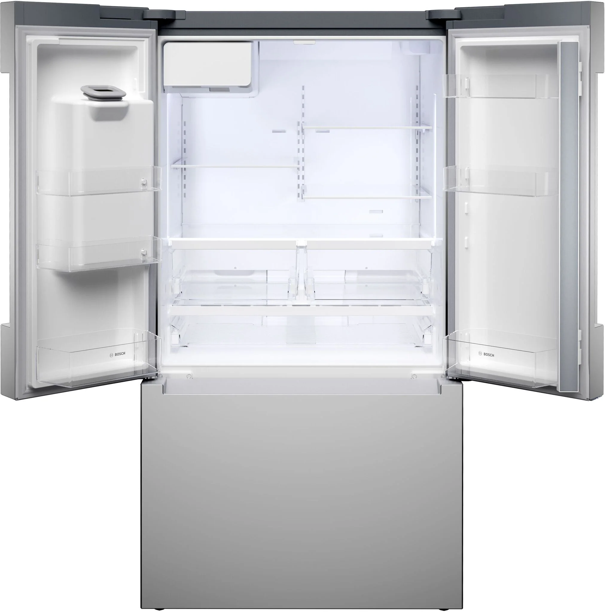 Bosch 35.5" 26 Cu. Ft. Fingerprint Resistant Stainless Steel French Door Refrigerator - B36FD10ENS - Image 3