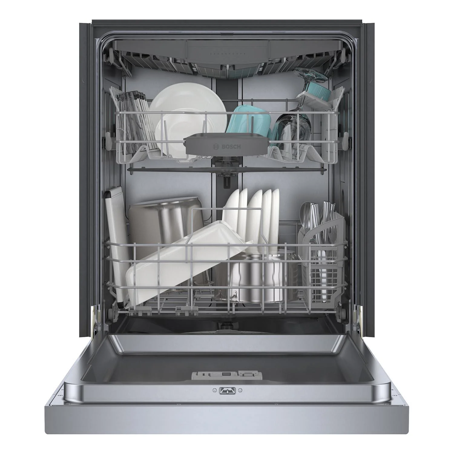 Bosch Stainless Steel 24" Smart Dishwasher with Home Connect, Third Rack - SHE53C85N - Image 7