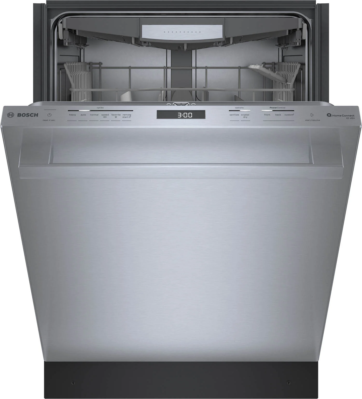 Bosch Stainless Steel 24" Smart Dishwasher with Home Connect, Third Rack - SHX78CM5N - Image 4