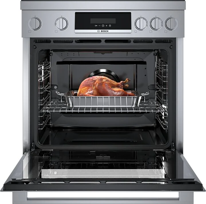 Bosch Stainless Steel 30" Industrial-Style Electric Induction Range (3.9 cu. ft.) - HIS8055C - Image 3