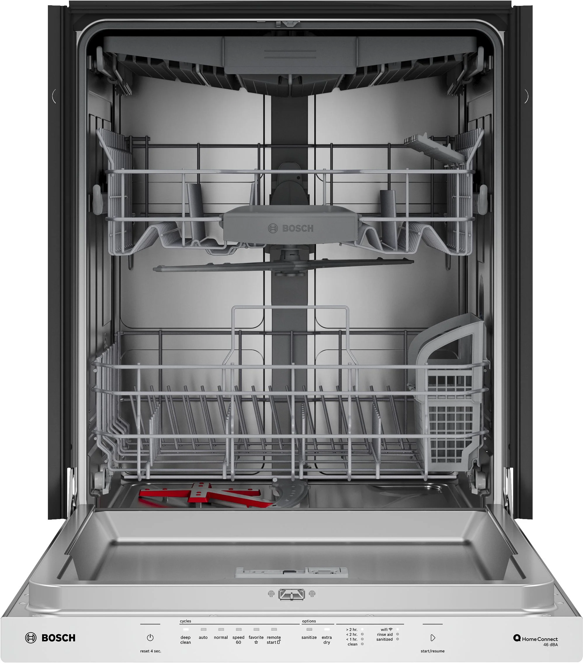 Bosch Stainless Steel 300 Series 24" Dishwasher with Pocket Handle - SHP53EM5N - Image 5