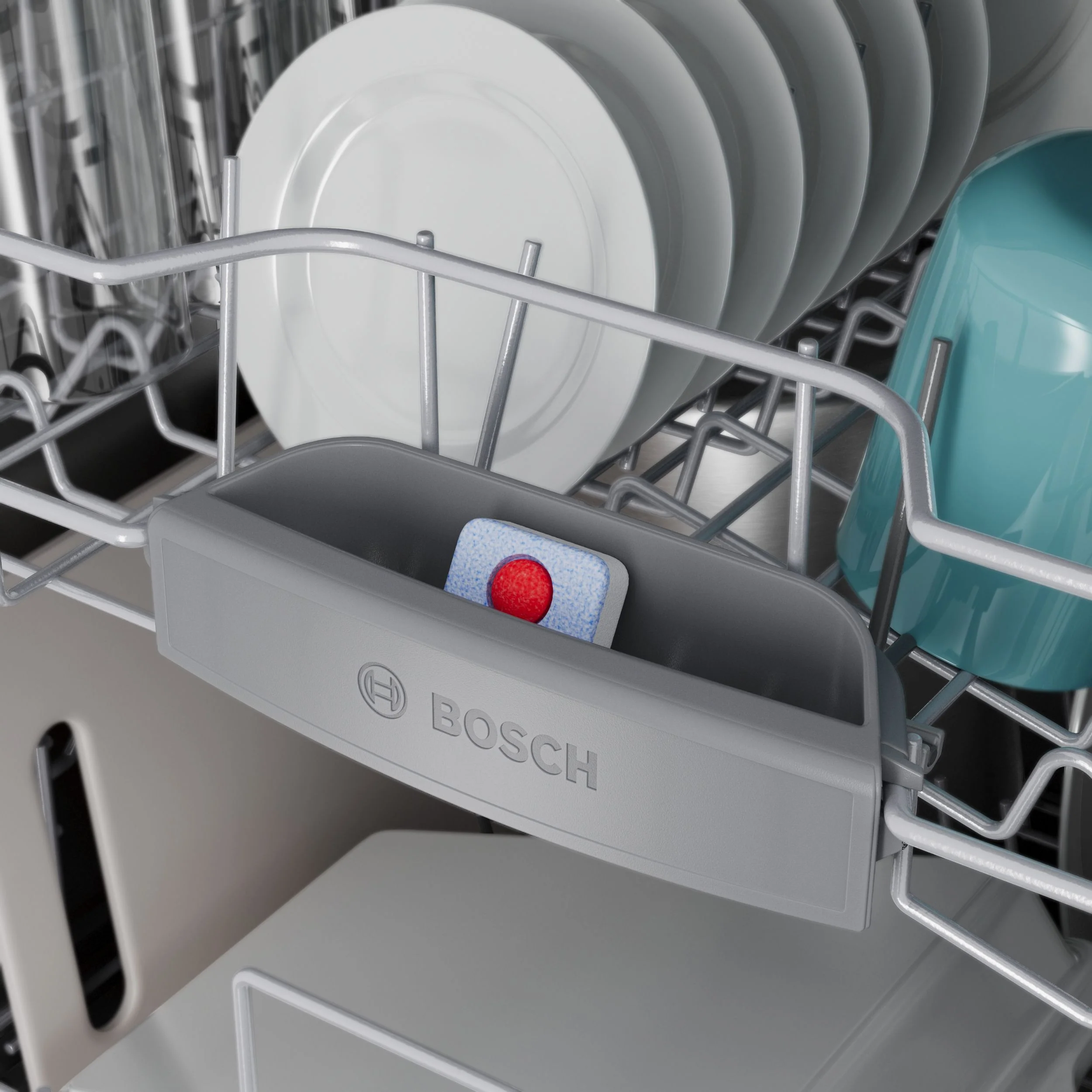 Bosch Stainless Steel 300 Series 24" Dishwasher with Recessed Handle - SHE3ADF5N - Image 2