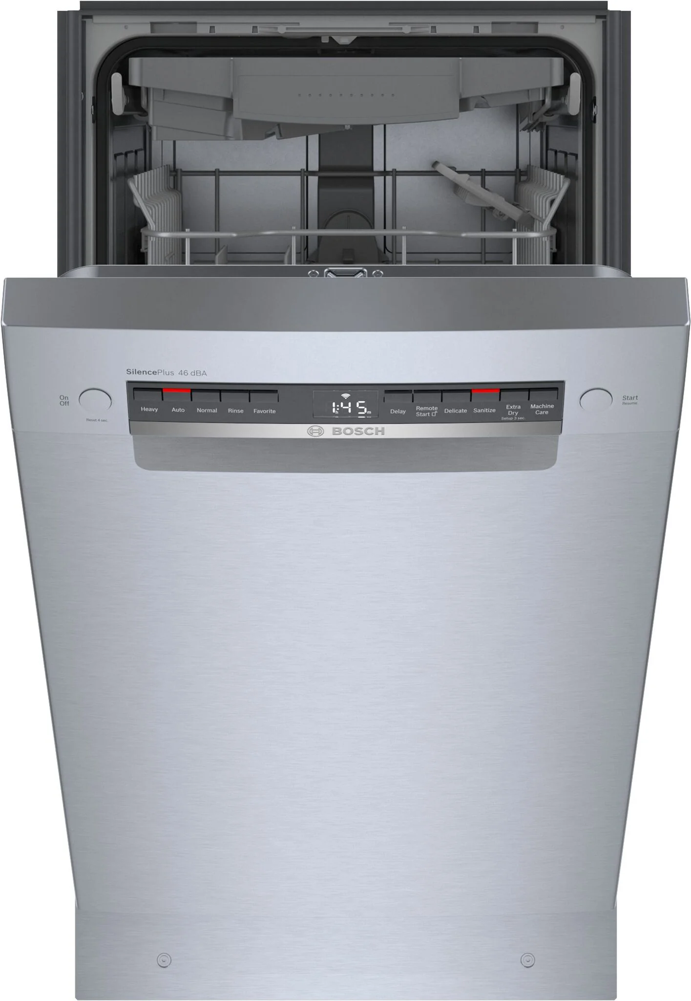 Bosch Stainless Steel 300 Series Smart 18" Dishwasher with Recessed Handle - SPE53C55UC - Image 5