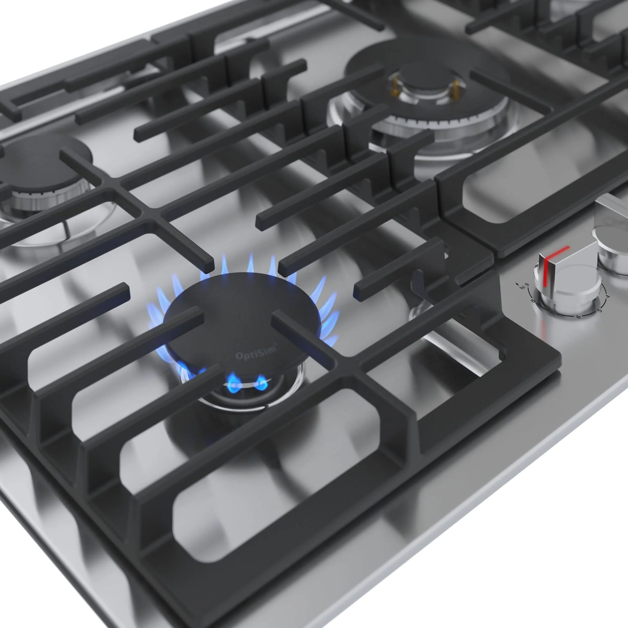 Bosch Stainless Steel 36" 800 Series Gas Cooktop - NGM8659UC - Image 5