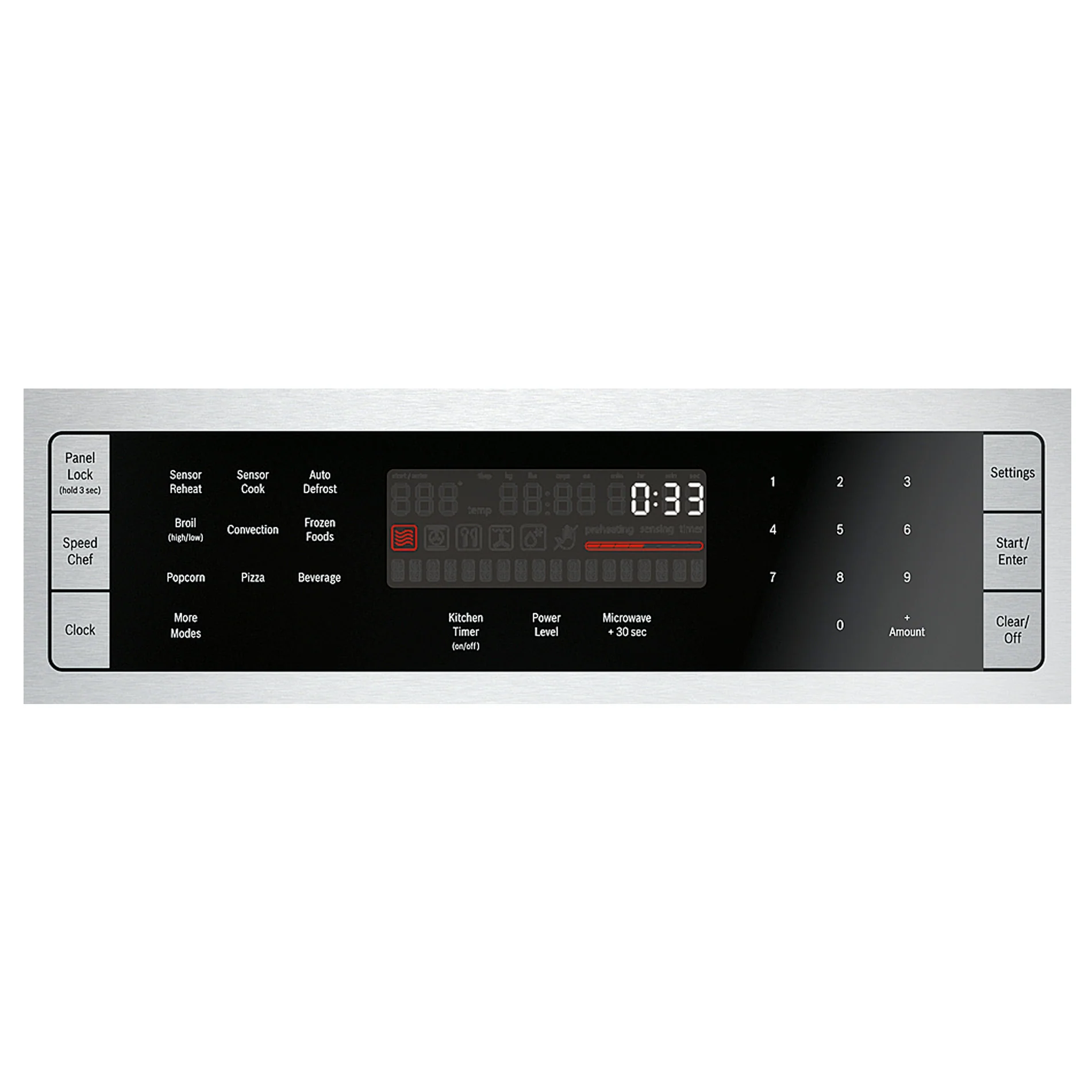 Bosch Stainless Steel 500 Series 24-Inch Built-In Convection Speed Microwave Oven (1.6 Cu.Ft) - HMC54151UC - Image 2