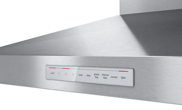 Bosch Stainless Steel 500 Series 30-Inch 600 CFM Smart Built-In Pyramid Wall Mounted Range Hood - HCP50652UC - Image 2