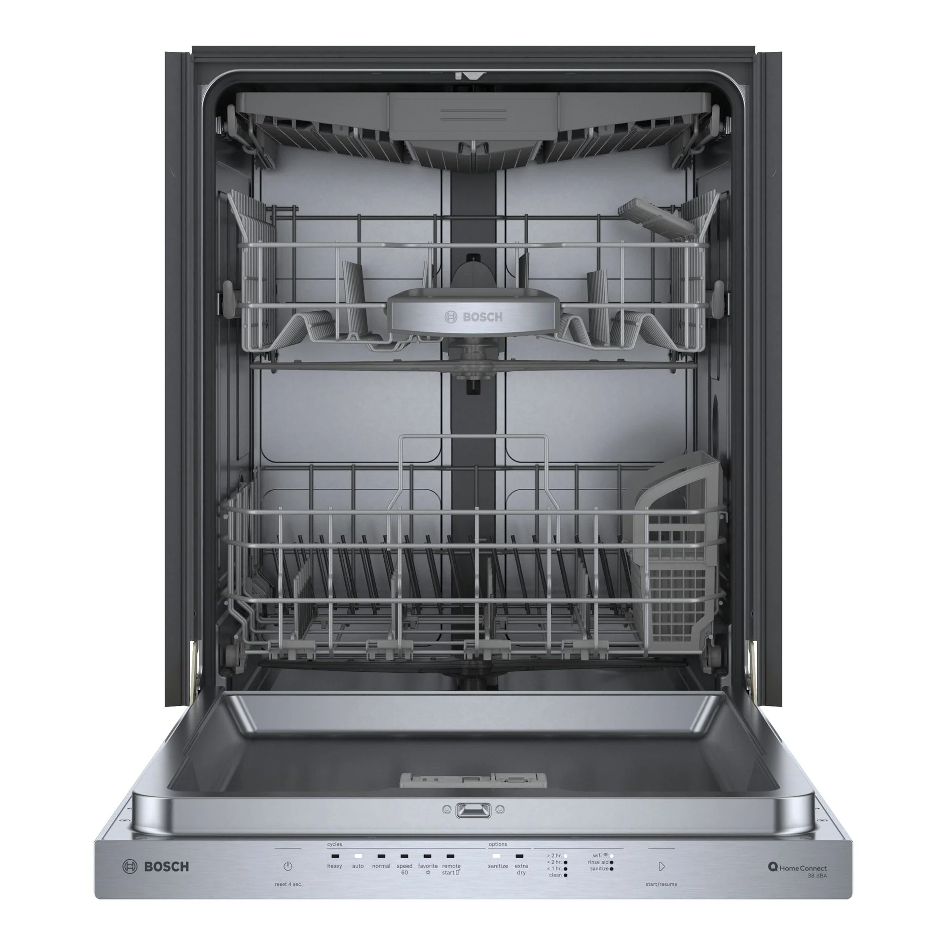 Bosch Stainless Steel 500 Series Smart Dishwasher with Third Rack - SHP95CM5N - Image 3