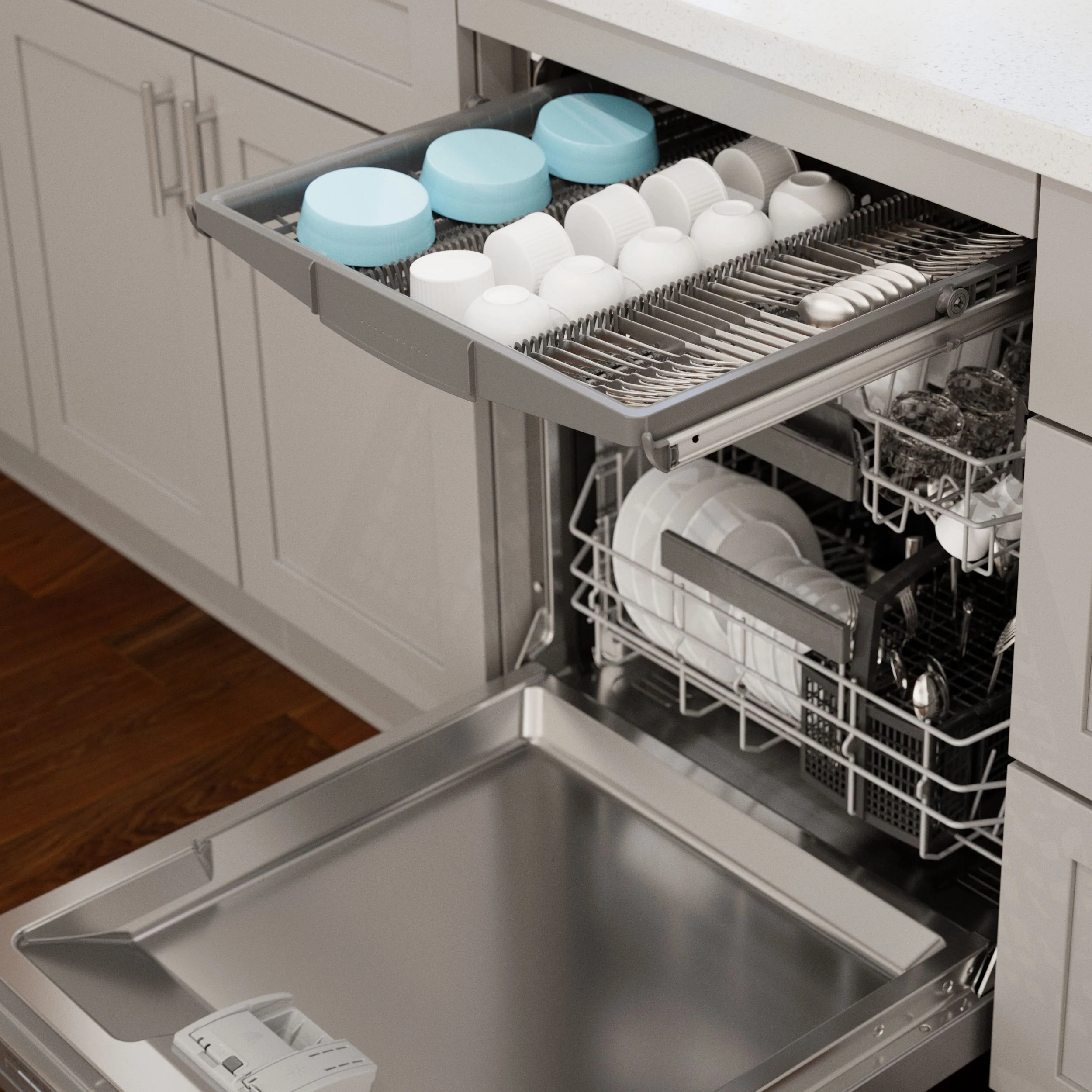 Bosch Stainless Steel 800 Series 24" Built-In Dishwasher with Bar Handle - SGEX78B55UC - Image 3