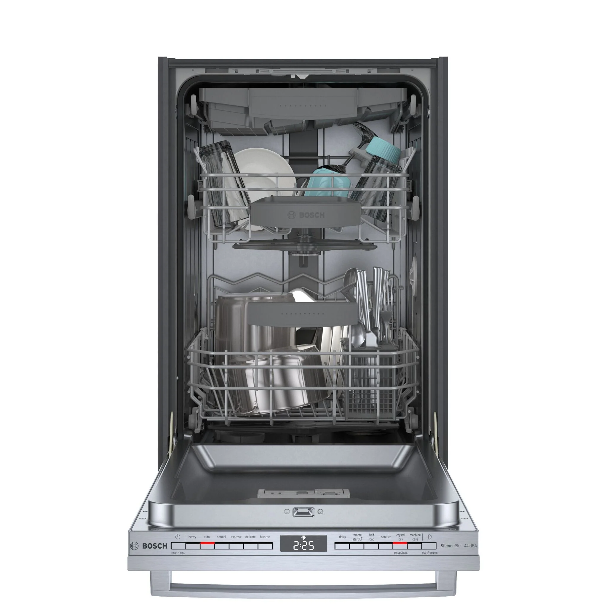 Bosch Stainless Steel 800 Series Smart 18" Dishwasher with Bar Handle - SPX68C75UC - Image 2