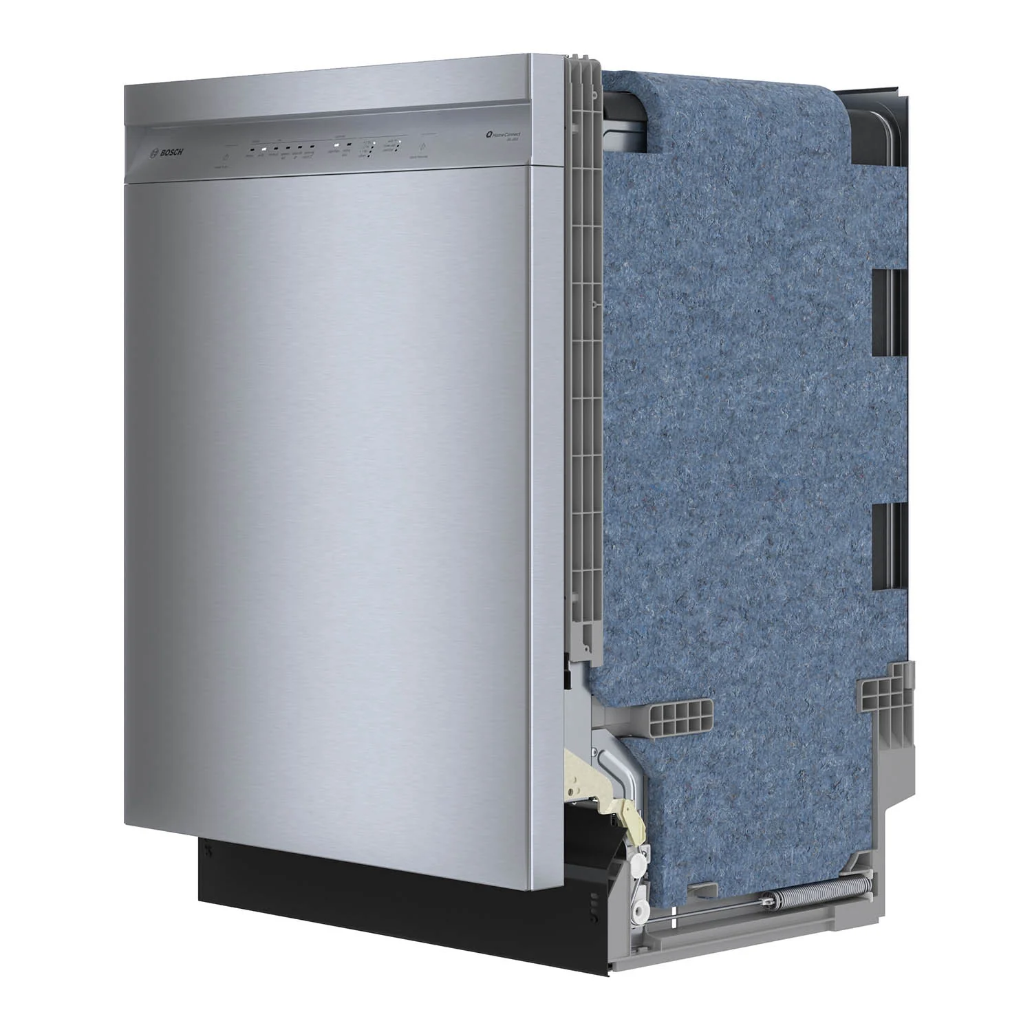 Bosch Stainless Steel Anti Fingerprint 24" Smart Dishwasher with Home Connect, Third Rack - SHE5AE75N - Image 3
