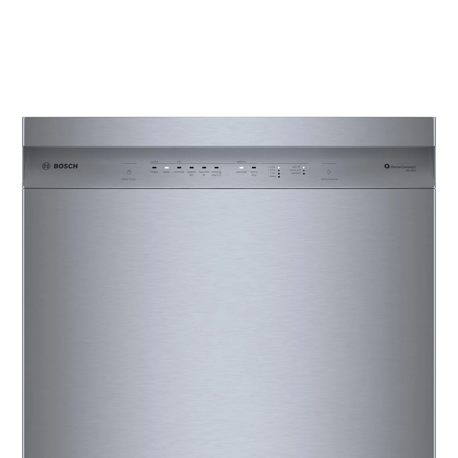Bosch Stainless Steel Anti Fingerprint 24" Smart Dishwasher with Home Connect, Third Rack - SHE5AE75N - Image 4
