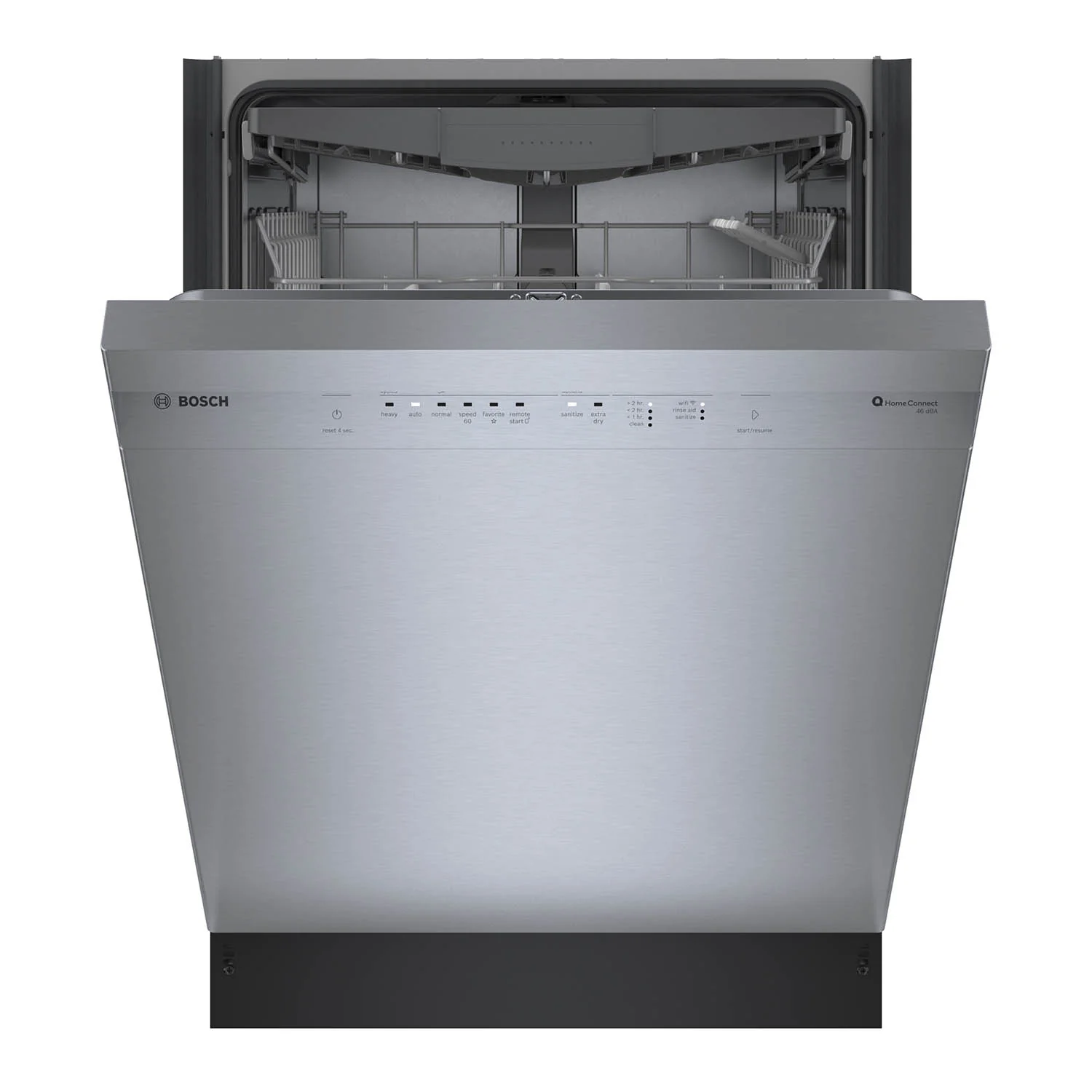 Bosch Stainless Steel Anti Fingerprint 24" Smart Dishwasher with Home Connect, Third Rack - SHE5AE75N - Image 5
