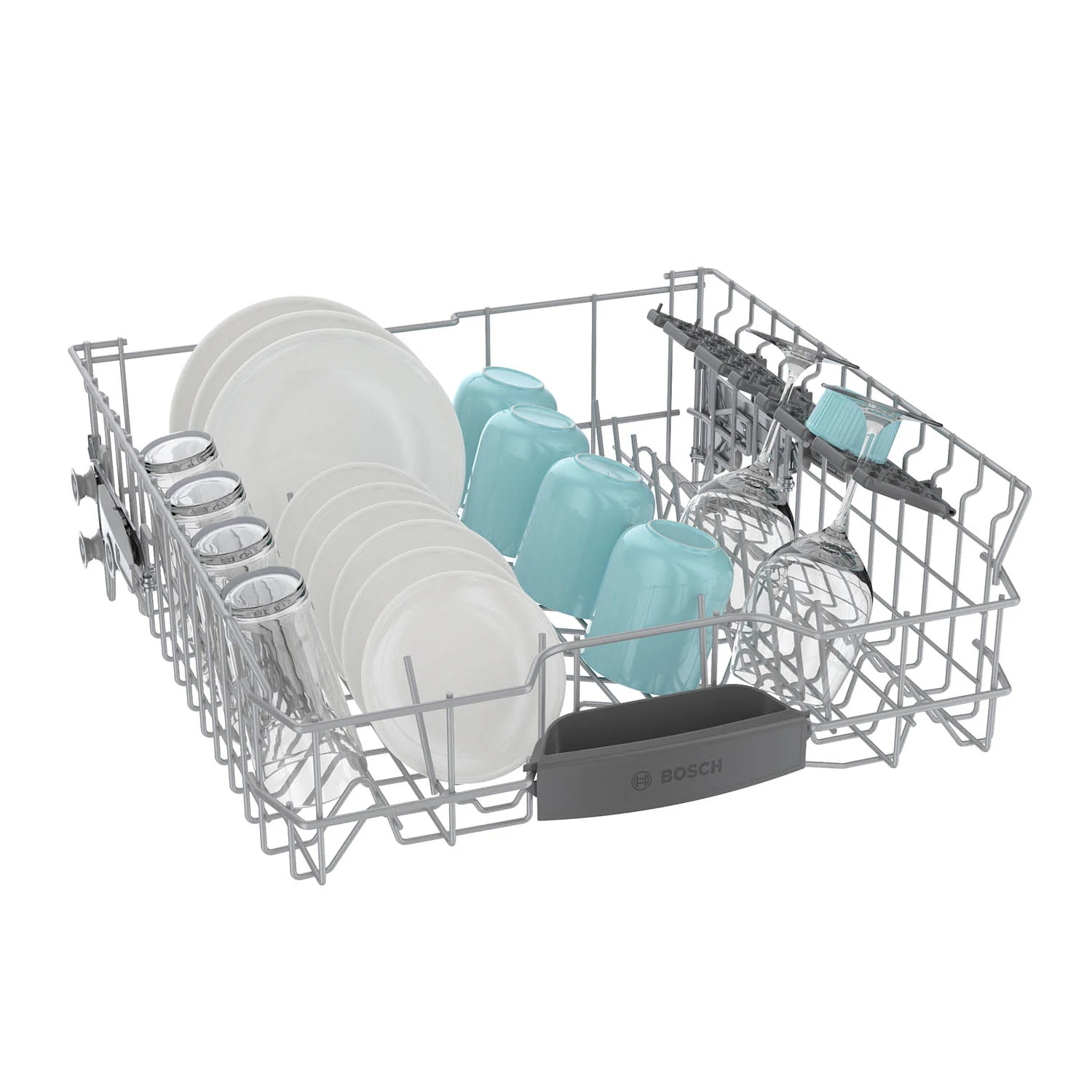 Bosch Stainless Steel Anti Fingerprint 24" Smart Dishwasher with Home Connect, Third Rack - SHE5AE75N - Image 9