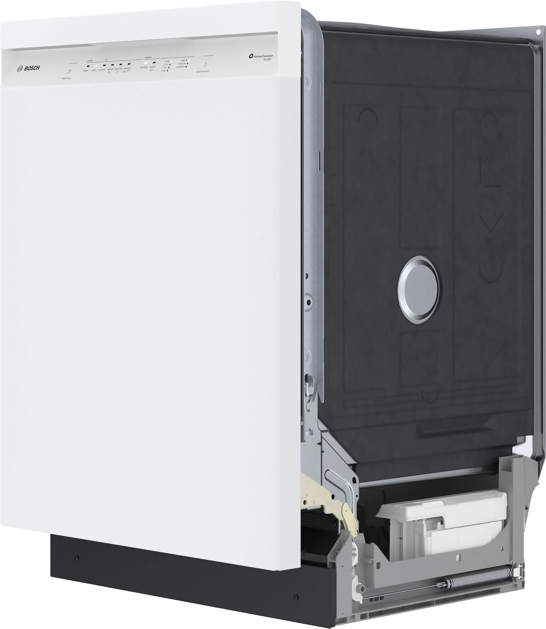 Bosch White 100 Series Built-In Dishwasher with Home Connect (48 dBA) - SHE41CM2N - Image 5