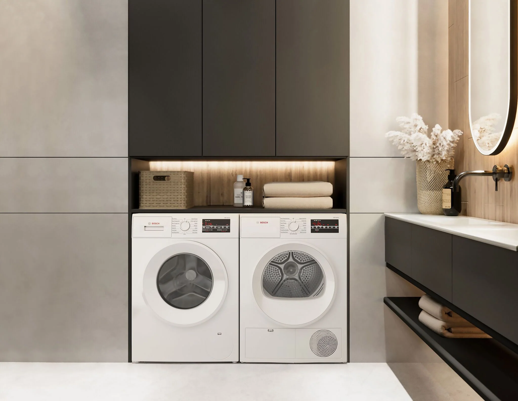 Bosch White Compact Front-Load 300 Series Washer (2.2 Cu.Ft.) - WGA14400UC - Image 2