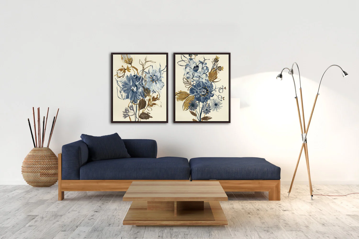 Botanical Motion II Wall Art - Multi-Colour - Image 2