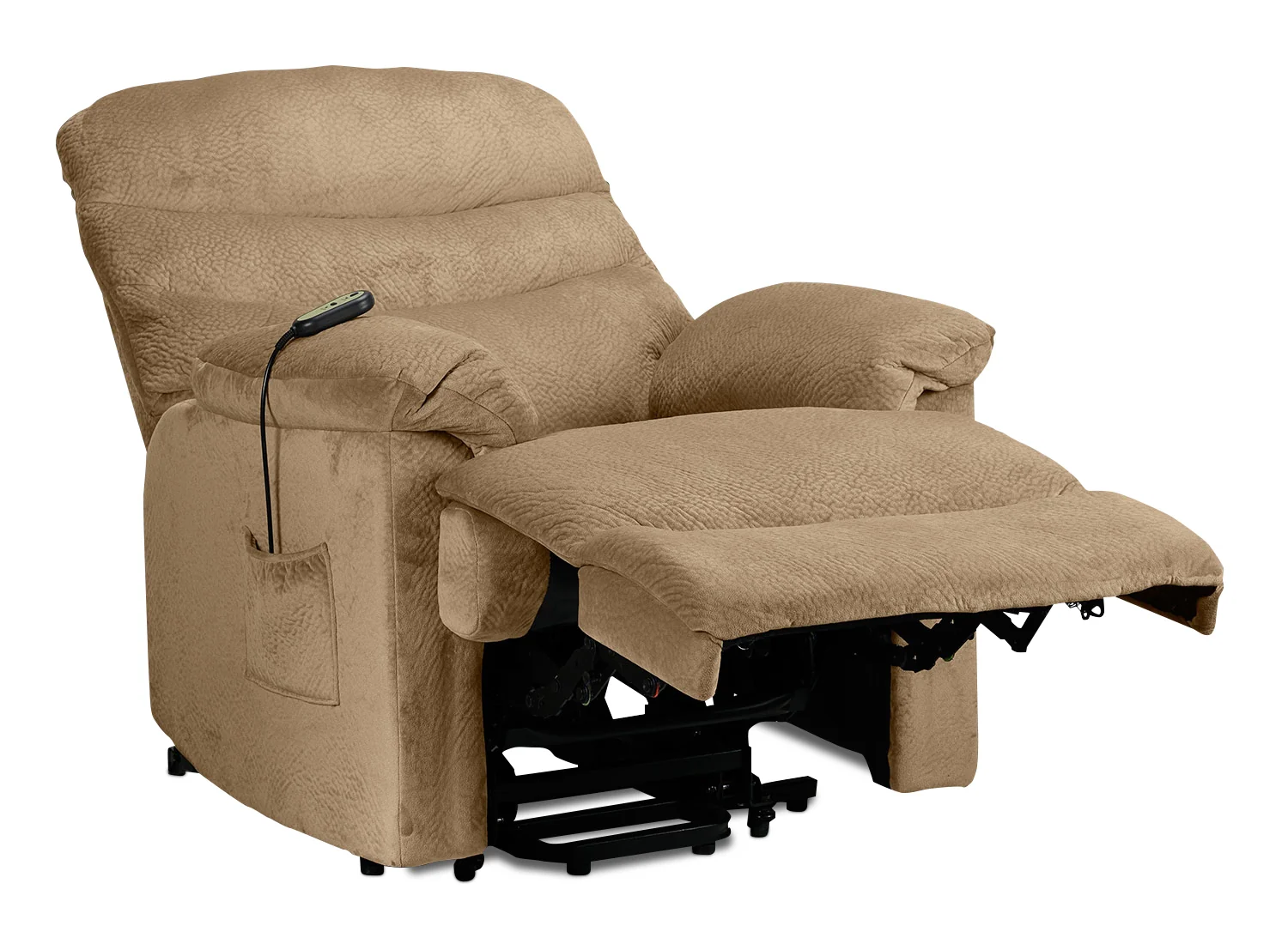 Bradey Power Lift Recliner - Camel - Image 2