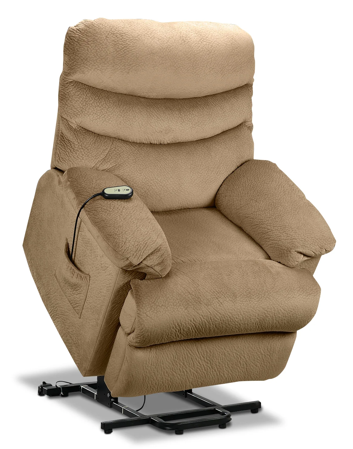 Bradey Power Lift Recliner - Camel - Image 3