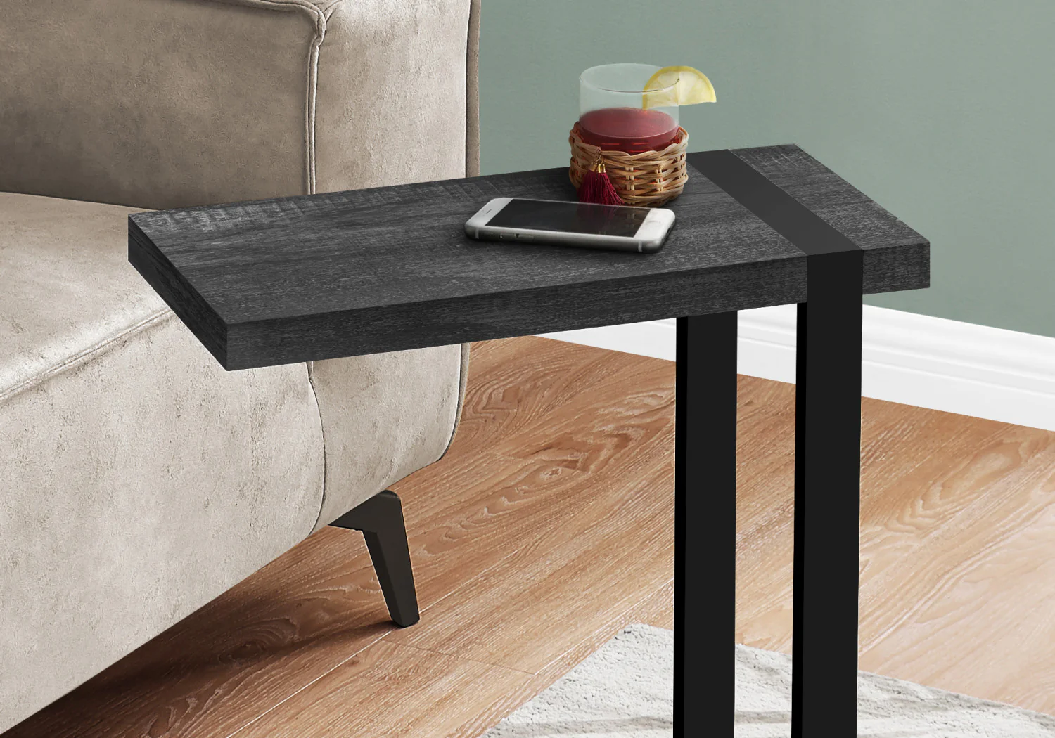 Brann Side Table - Black - Image 5