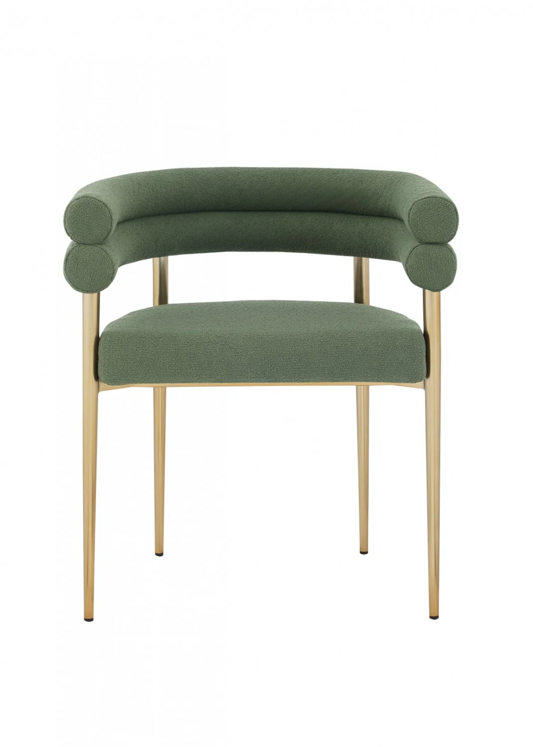 Brantley Dining Chair - Green/Gold - Set of Two - Image 3
