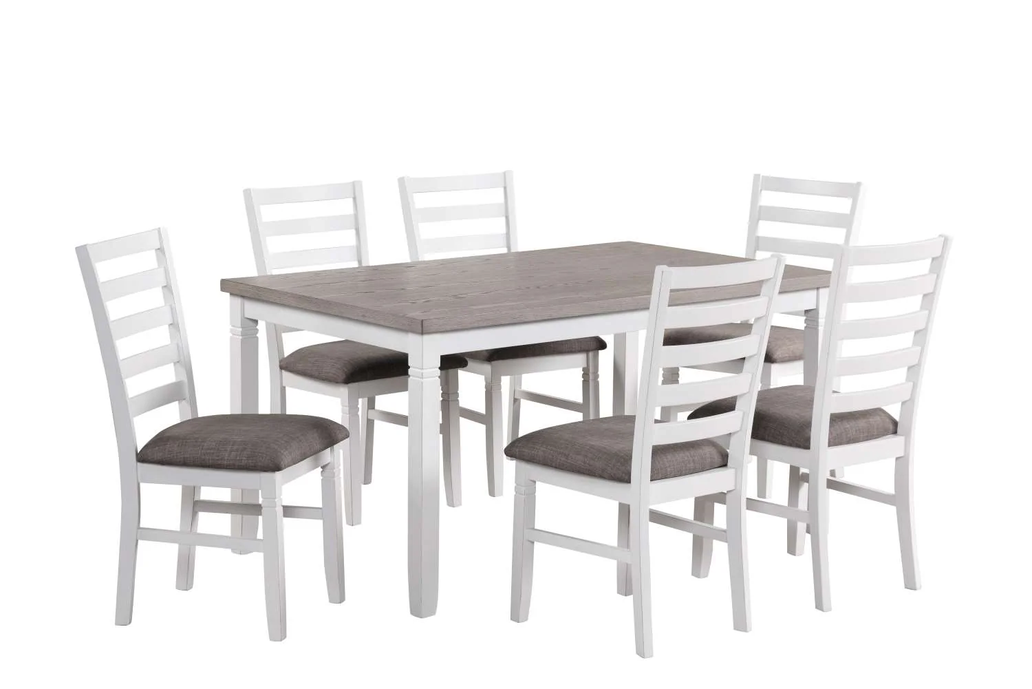 Breeze Dining Table - White, Grey - Image 2