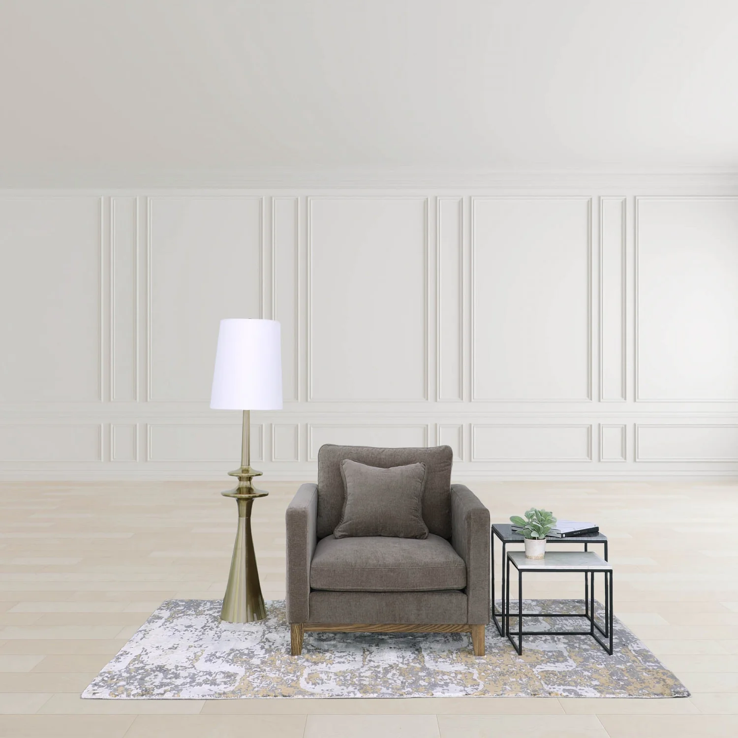 Brenna Floor Lamp - Gold - Image 6