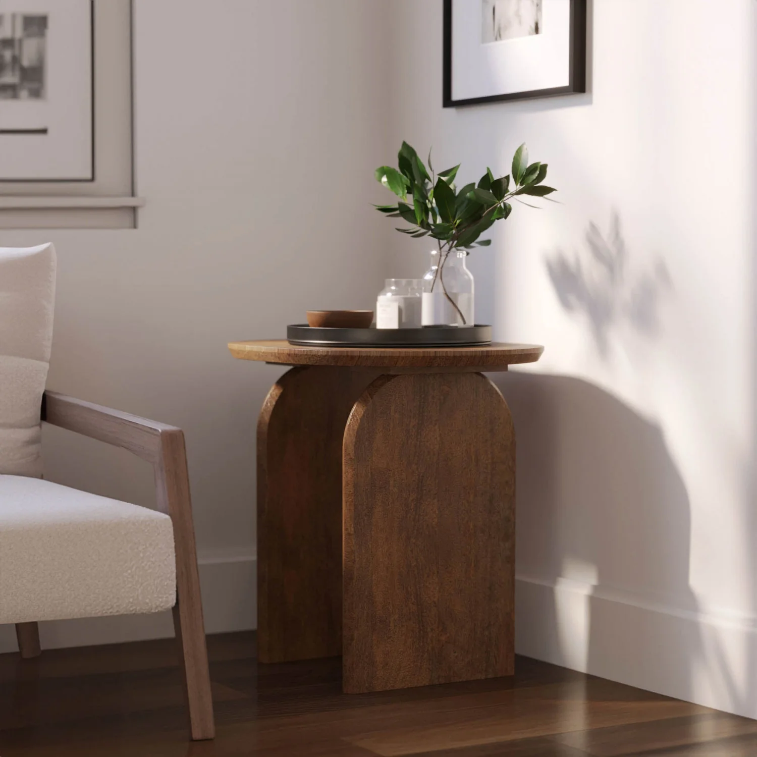 Brikka Side Table - Brown - Image 2
