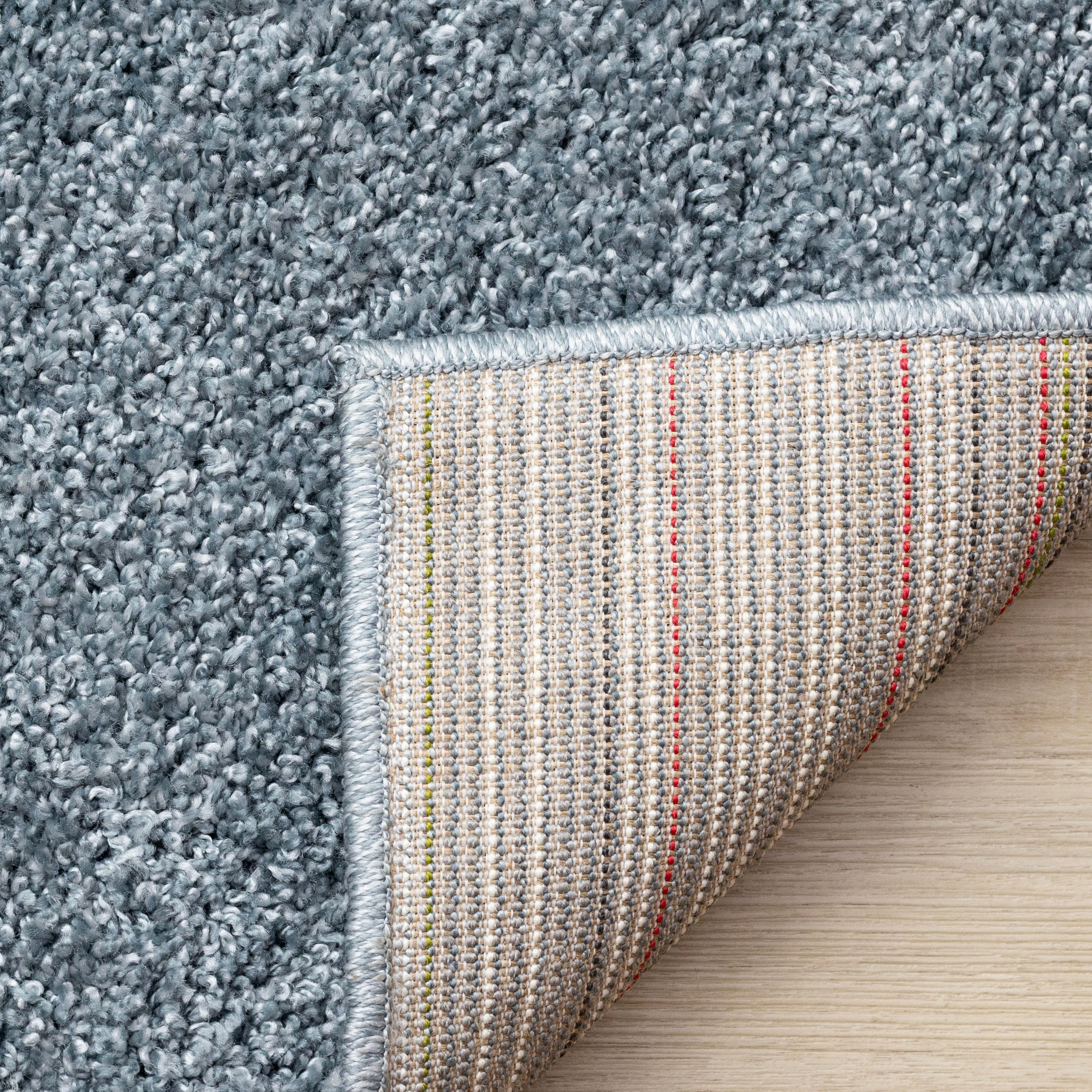 Brio 5'3" x 7'7" Shag Area Rug - Blue - Image 9