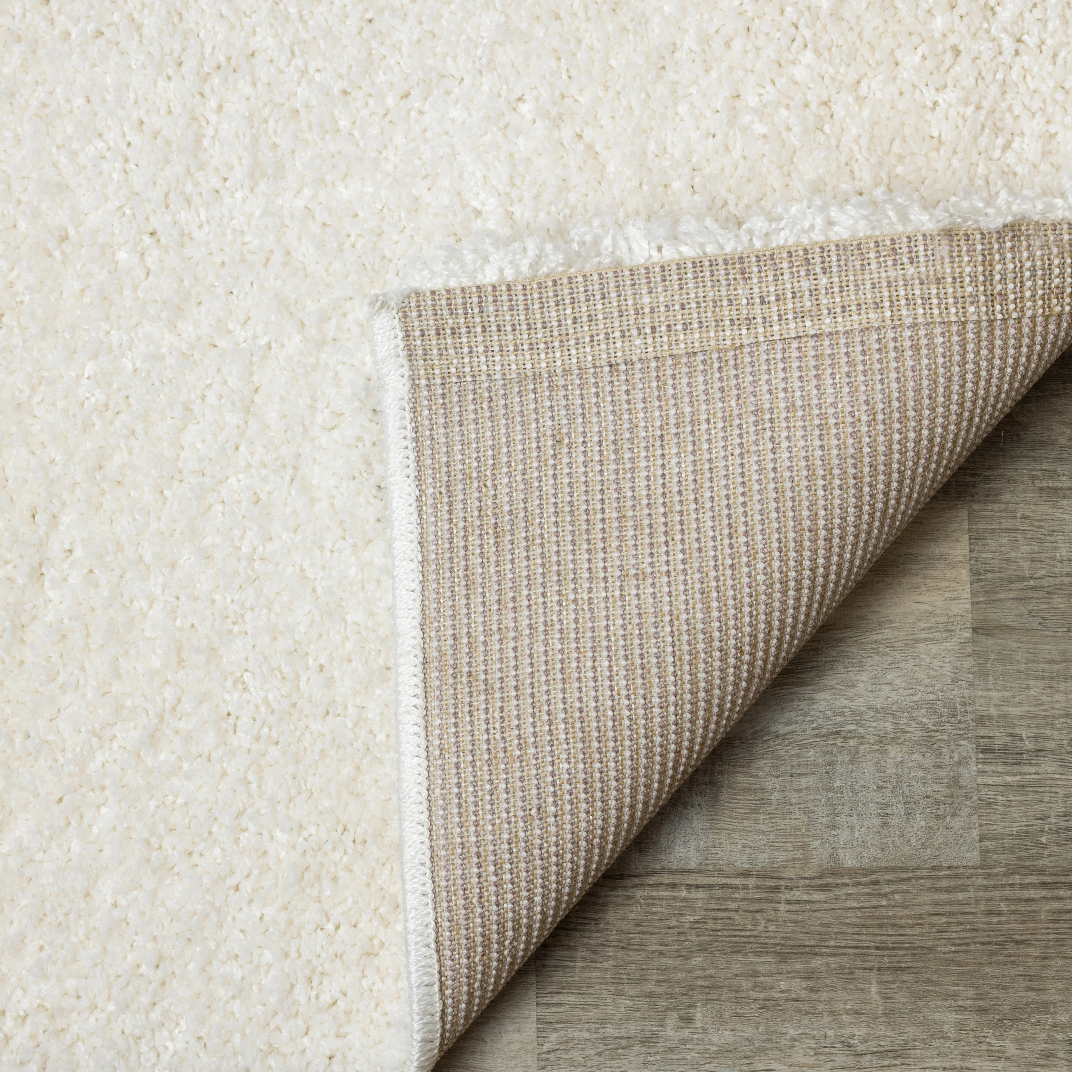Brio 5'3" x 7'7" Shag Area Rug - Cream - Image 9