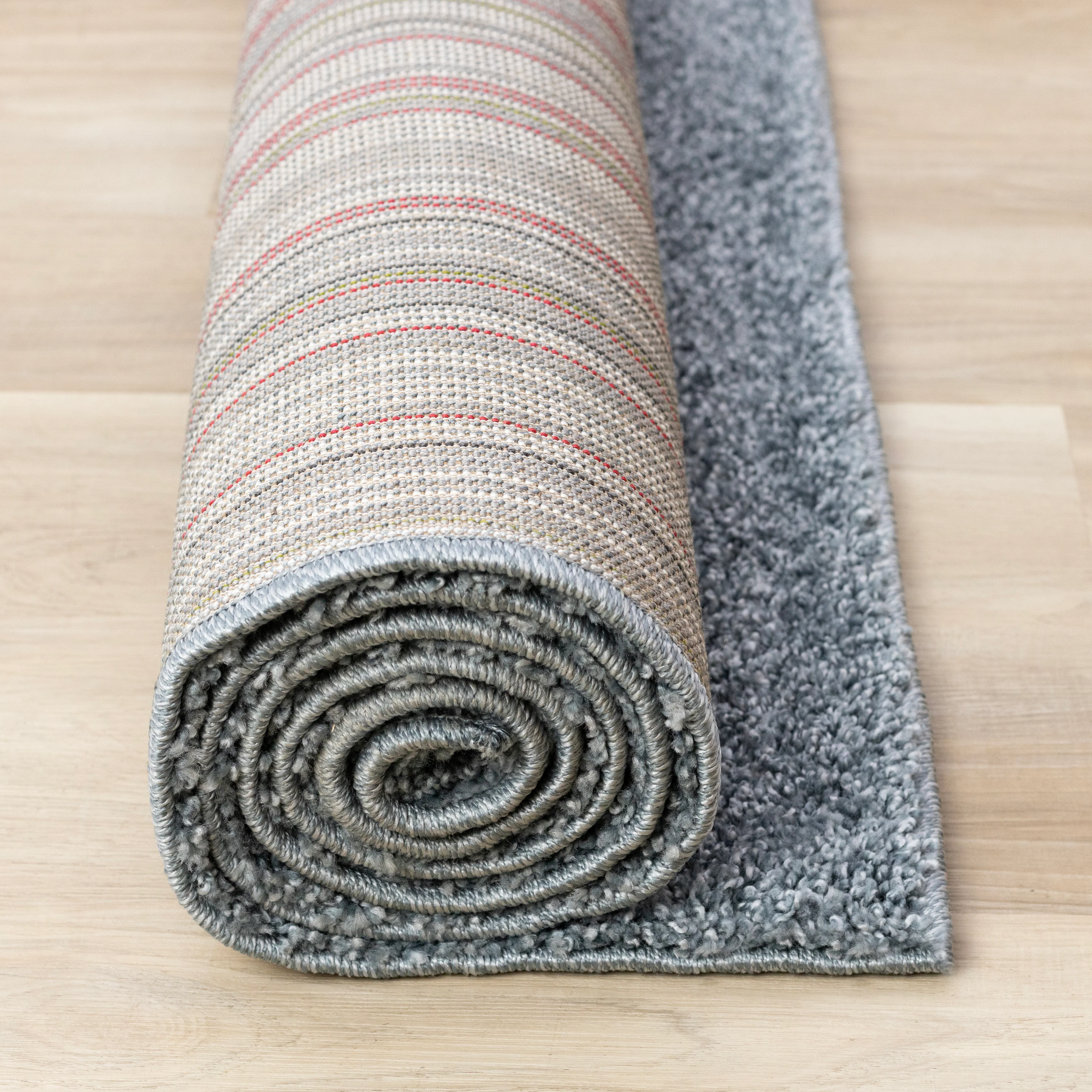 Brio 6'7" x 9'10" Shag Area Rug - Blue - Image 10