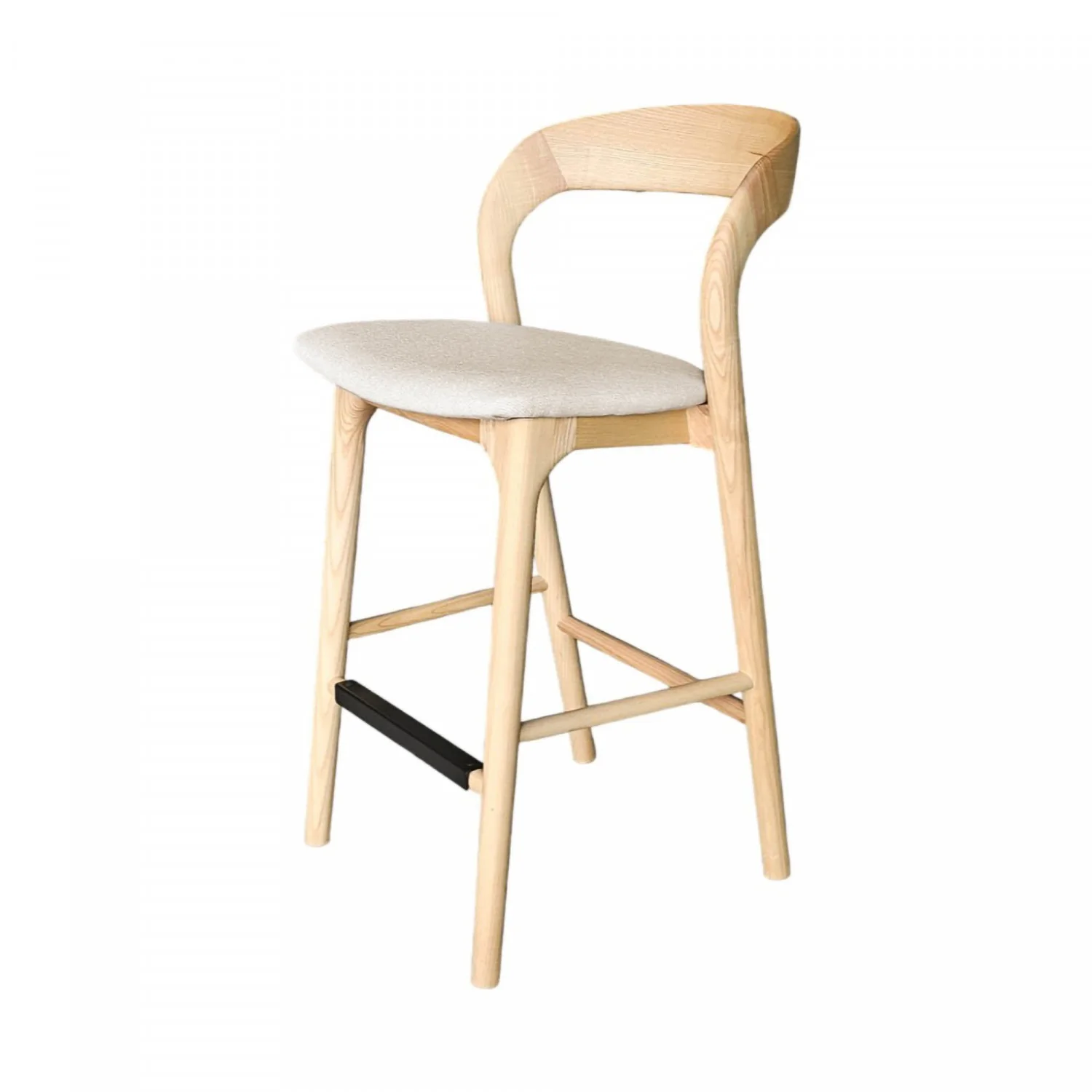 Brivonne Counter Stool - Natural Frame