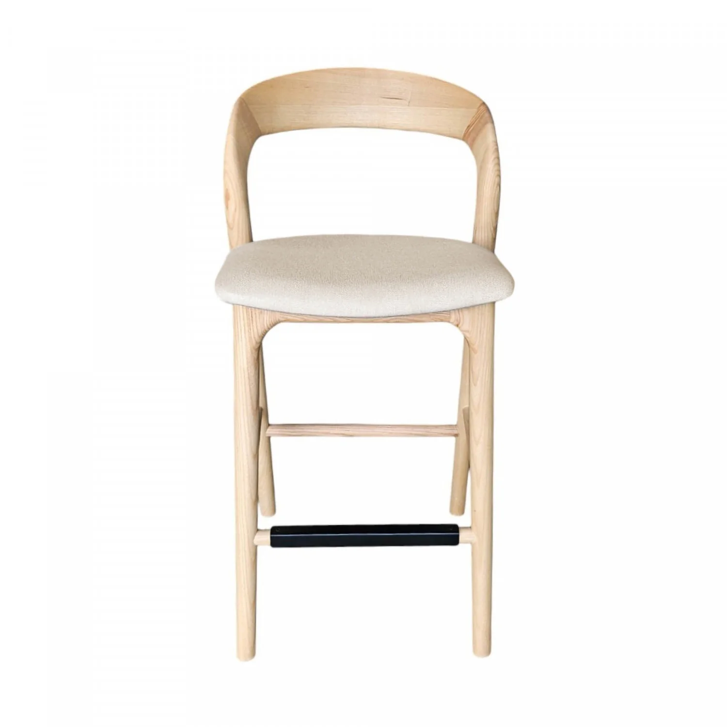Brivonne Counter Stool - Natural Frame - Image 2