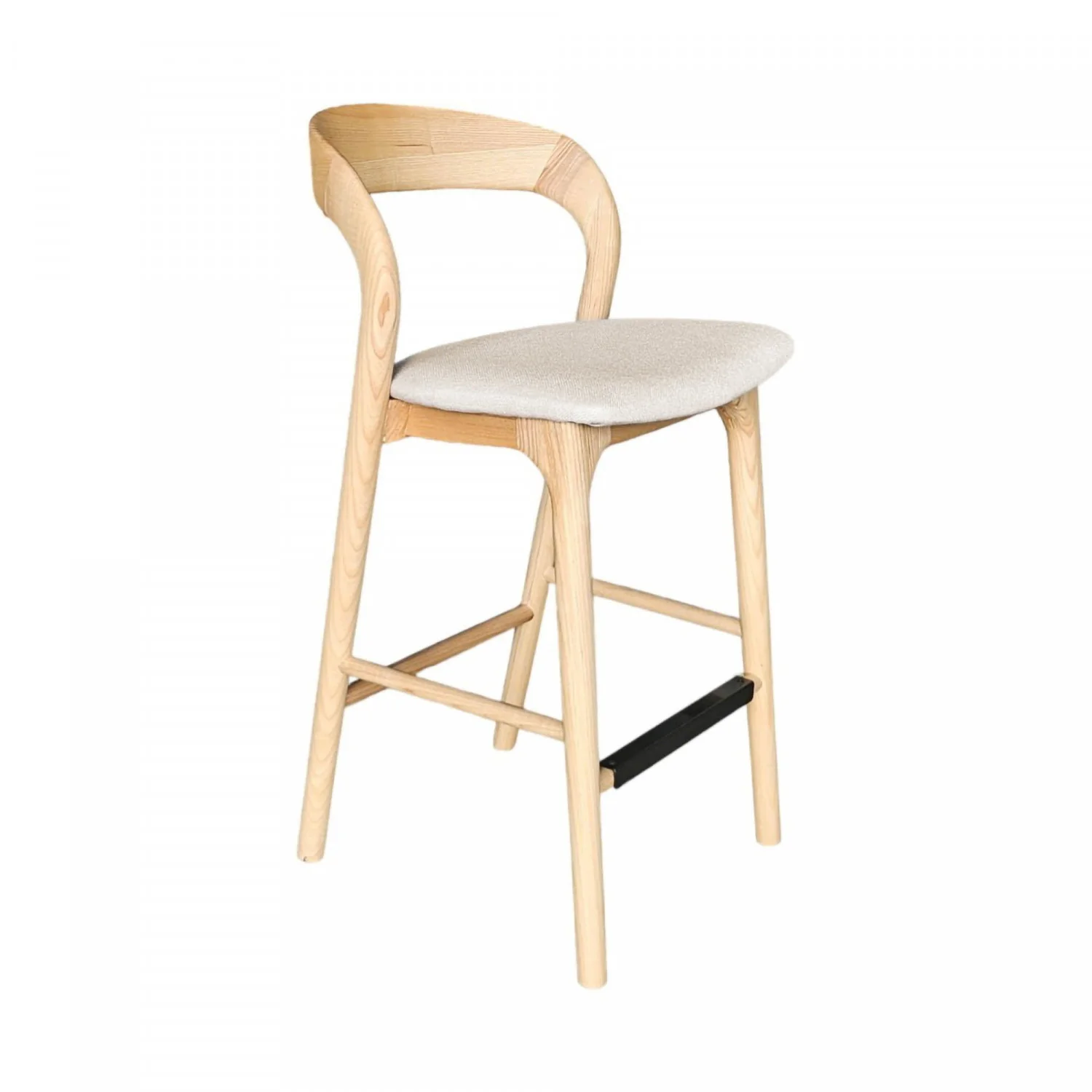 Brivonne Counter Stool - Natural Frame - Image 3
