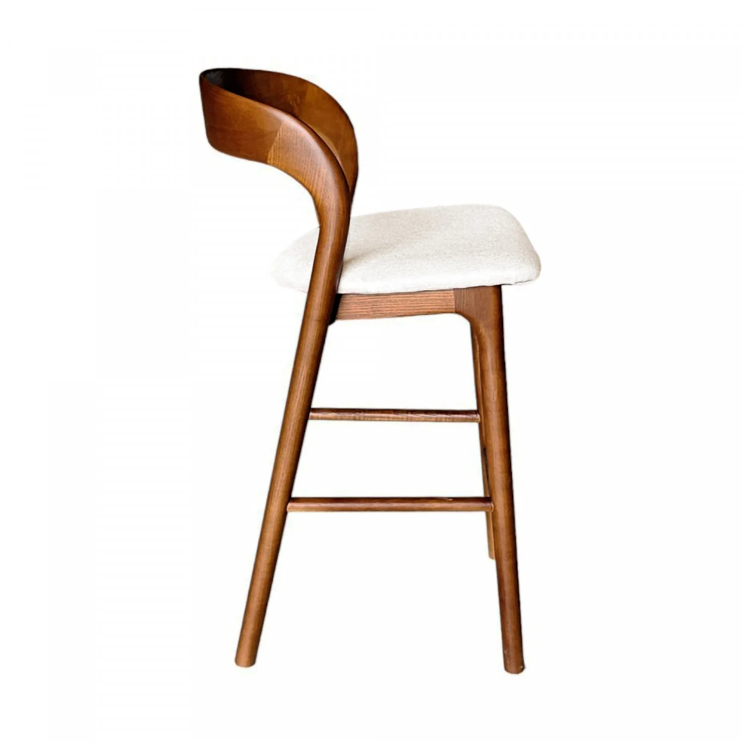 Brivonne Counter Stool - Walnut Frame - Image 4