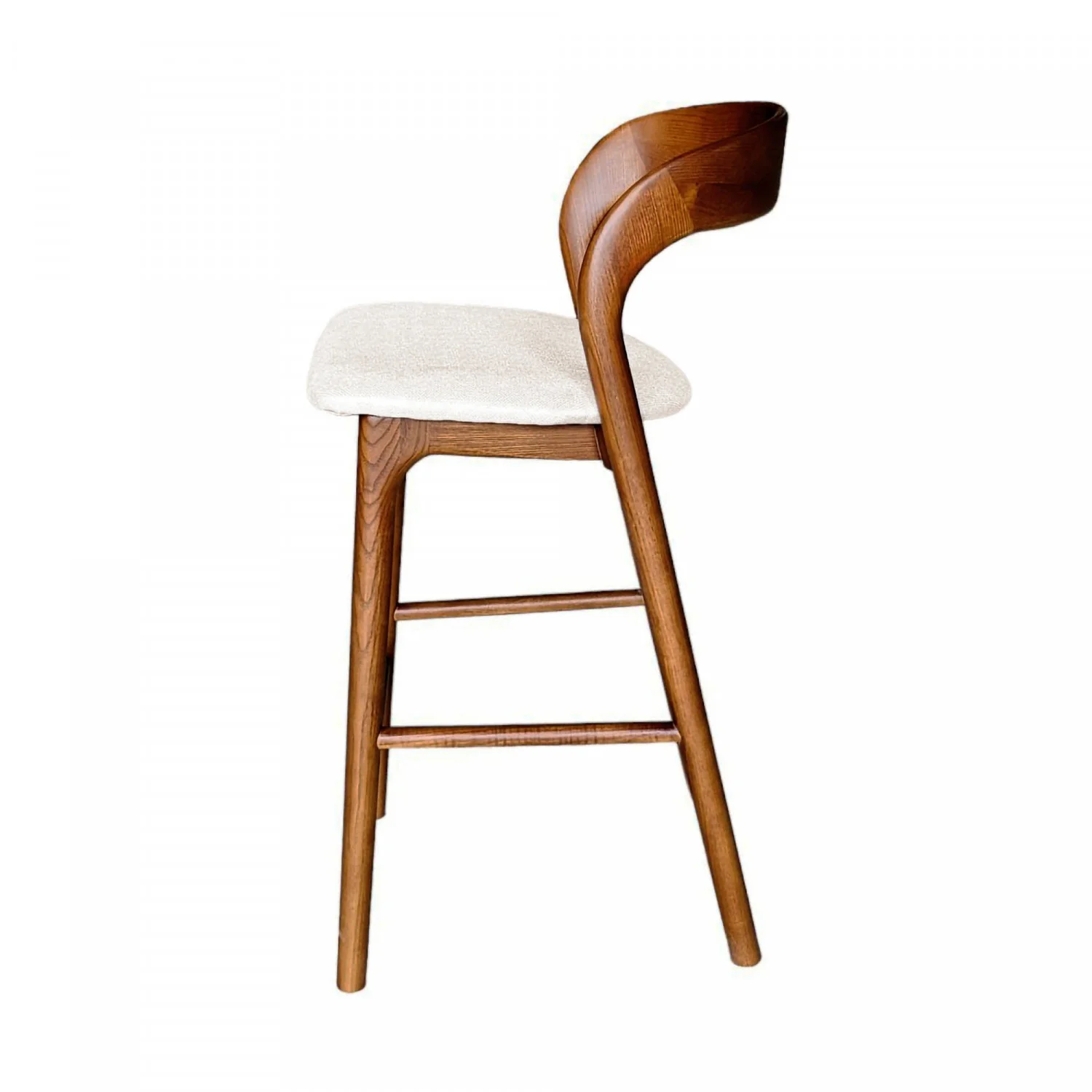 Brivonne Counter Stool - Walnut Frame - Image 8