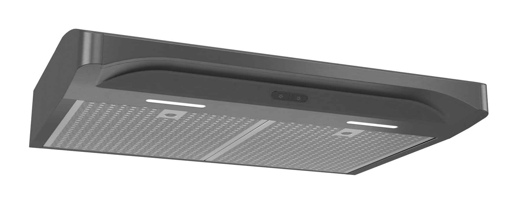 Broan Black Stainless Steel 30" 300 CFM Under-the-Cabinet Range Hood - BQDD130BLS - Image 3