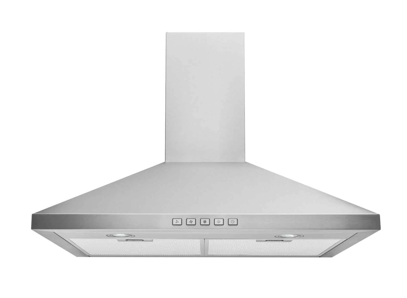 Broan Stainless Steel 24" 450 CFM Designer Pyramidal Chimney Hood - BWP1244SS - Image 2