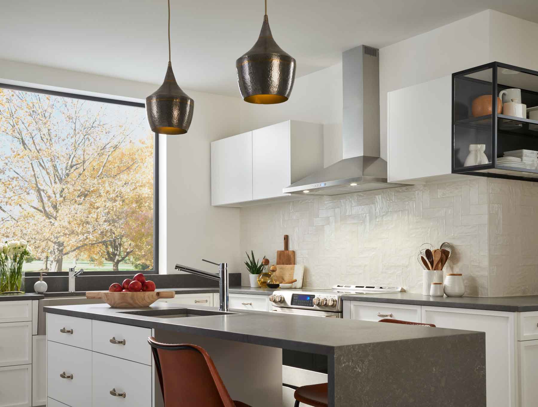 Broan Stainless Steel 36" 450 CFM Designer Pyramidal Chimney Hood - BWP1364SS - Image 7
