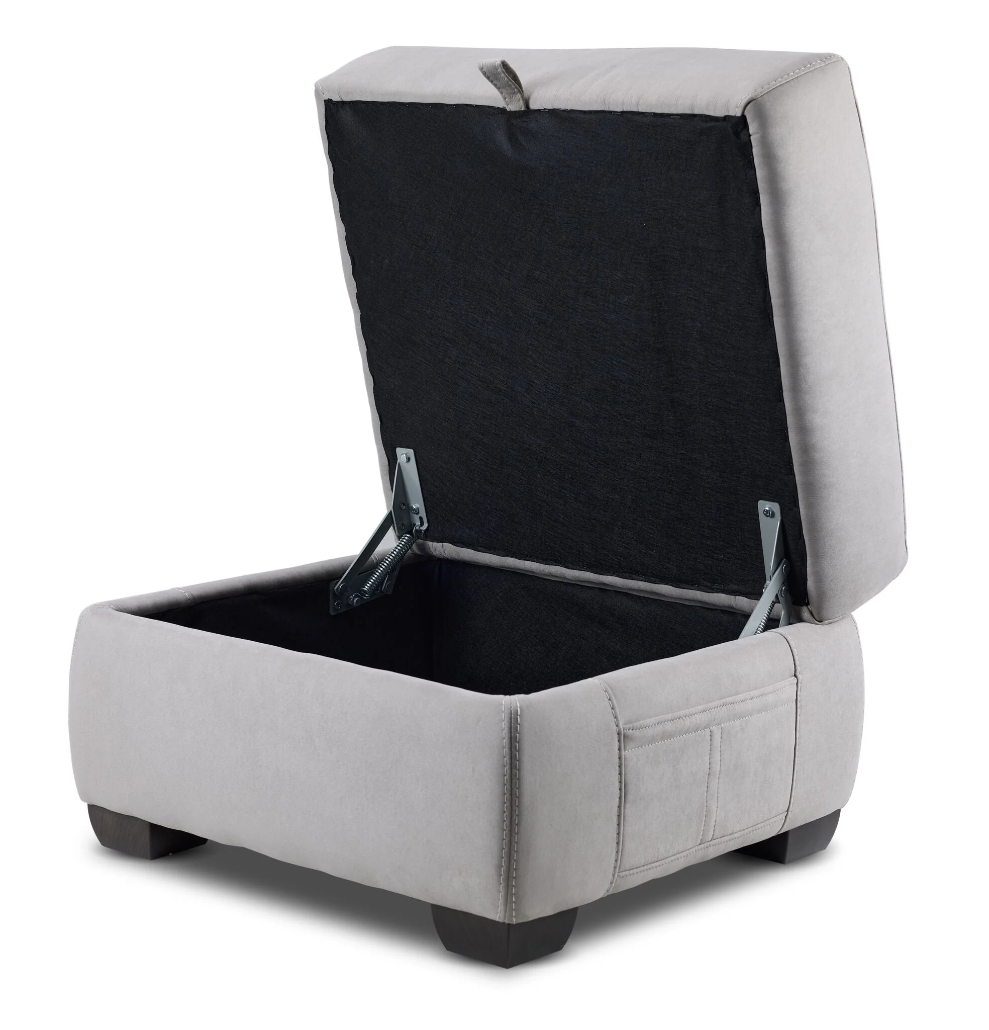 Brody Ottoman - Silver Grey - Image 3