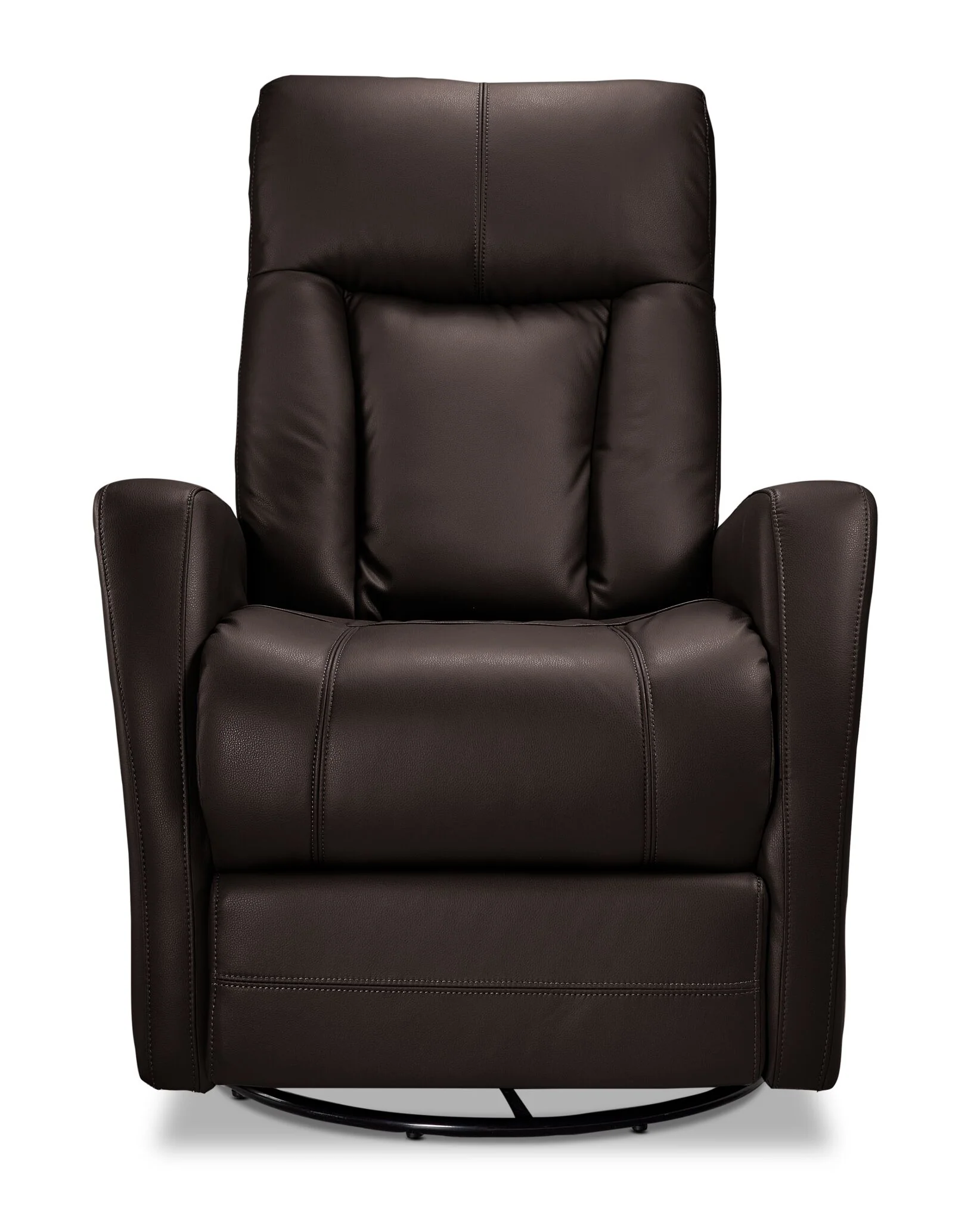 Bronco Swivel Glider Recliner - Dark Brown - Image 3