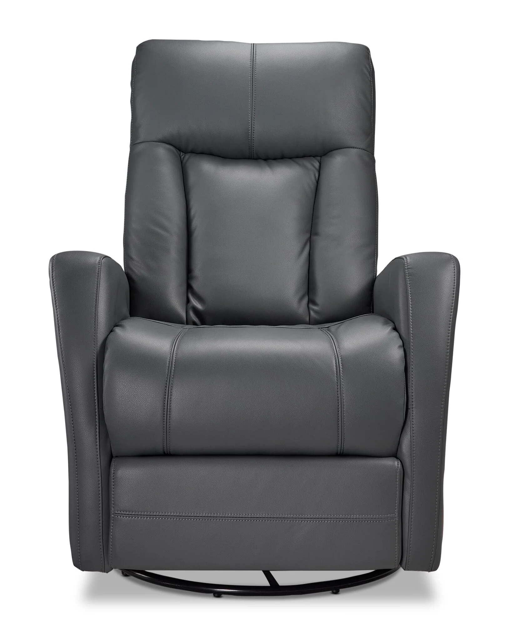 Bronco Swivel Glider Recliner - Dark Grey - Image 2