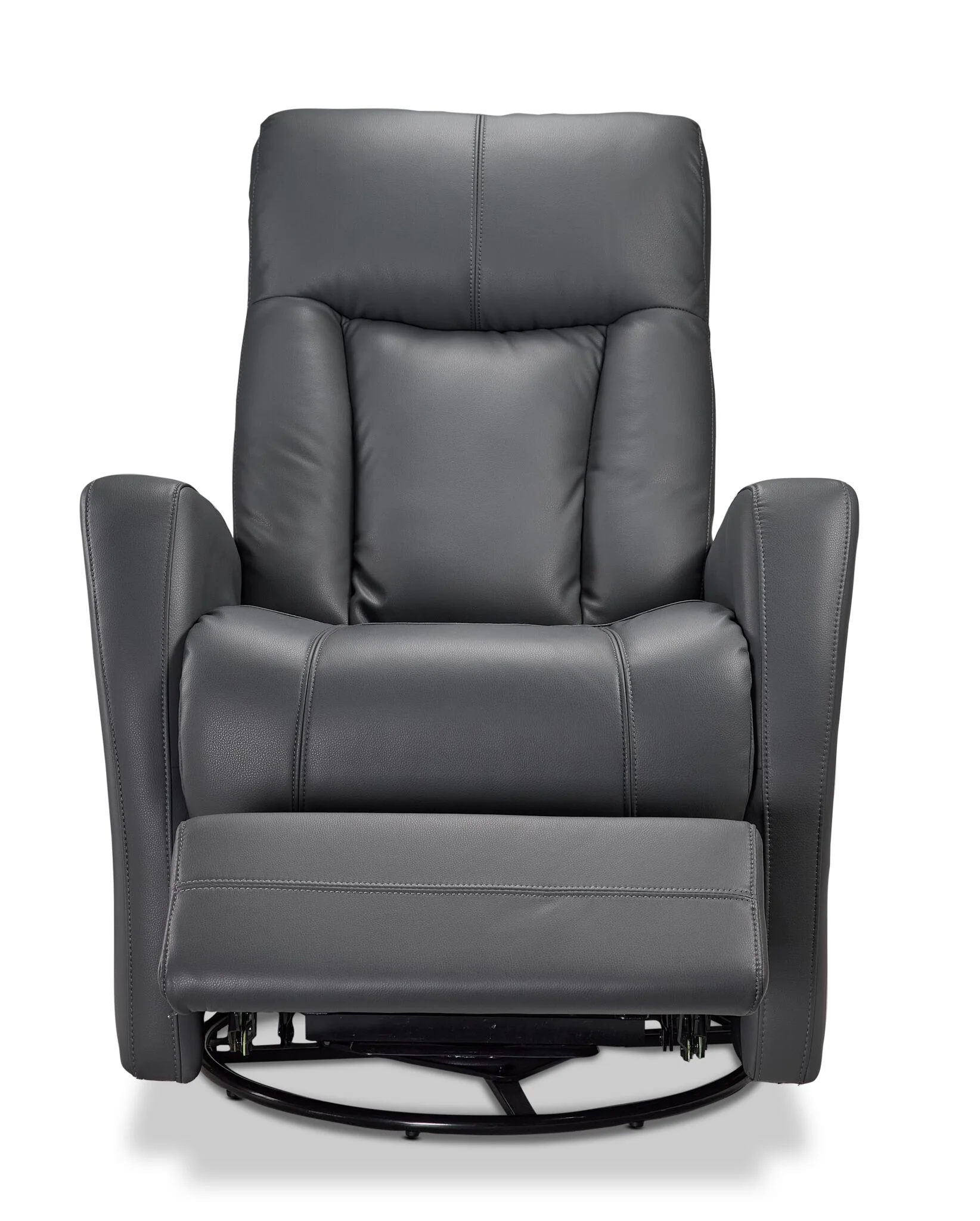 Bronco Swivel Glider Recliner - Dark Grey - Image 4