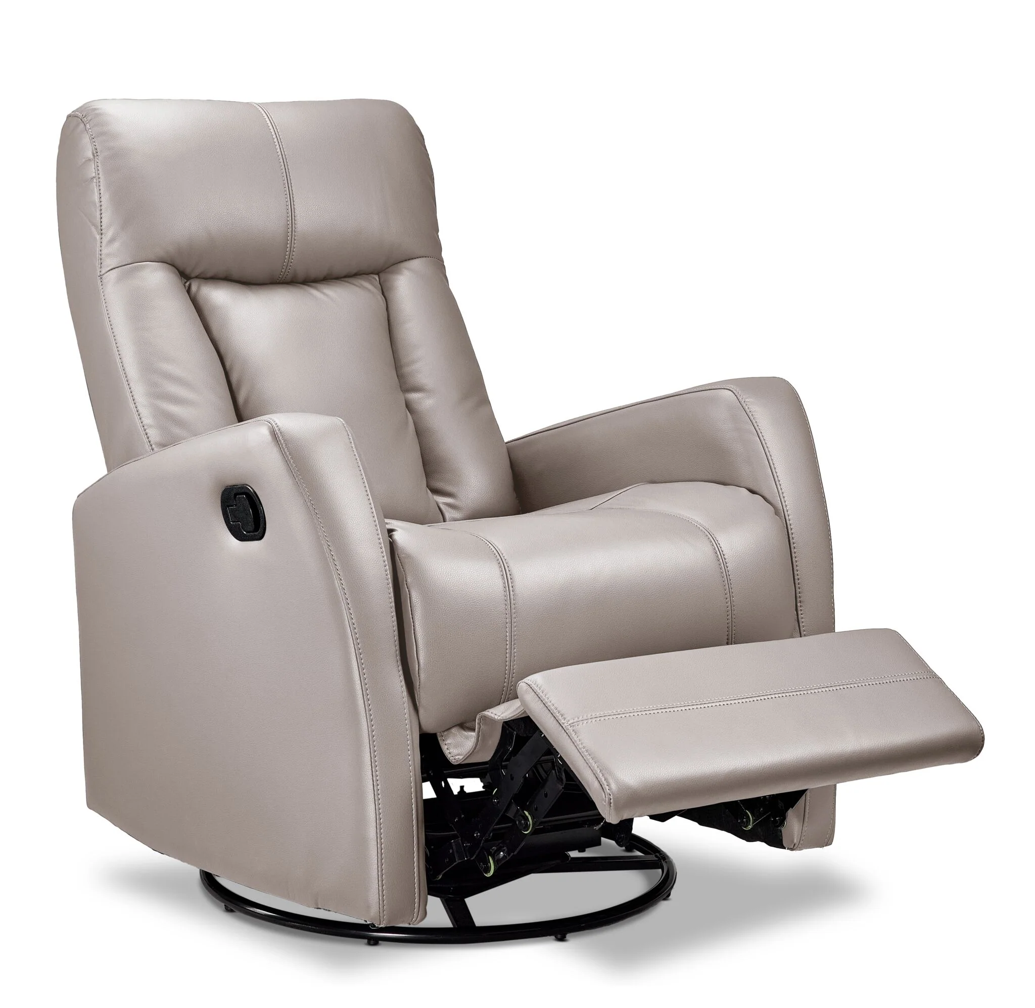 Bronco Swivel Glider Recliner - Taupe - Image 4