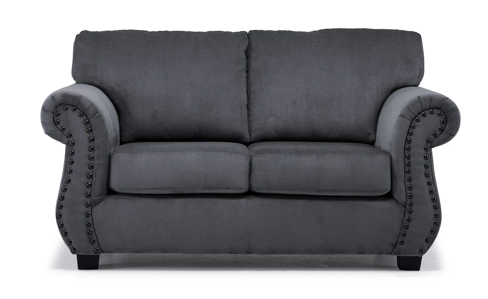 Brooklyn Loveseat - Grey - Image 2