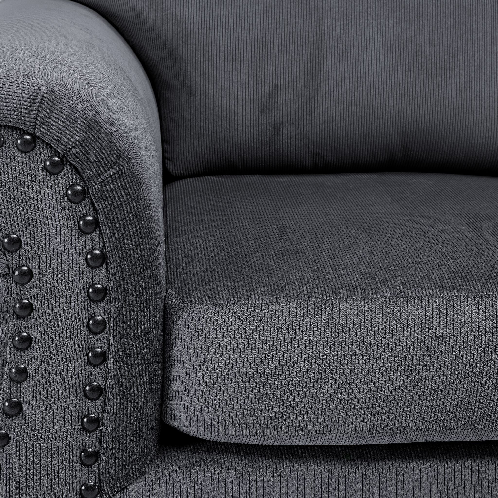Brooklyn Sofa - Grey - Image 3